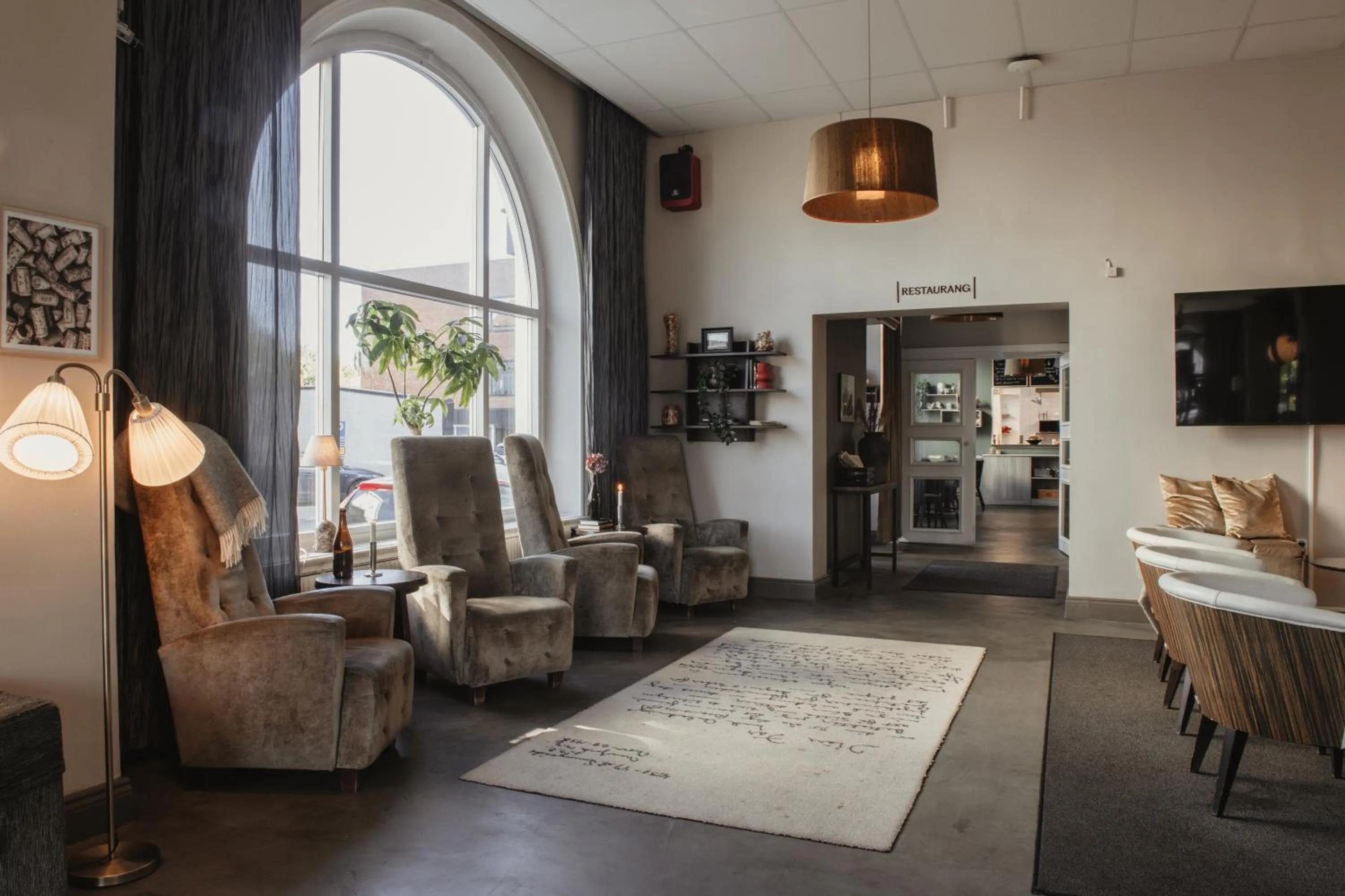 Lobby or reception in Home Hotel Post