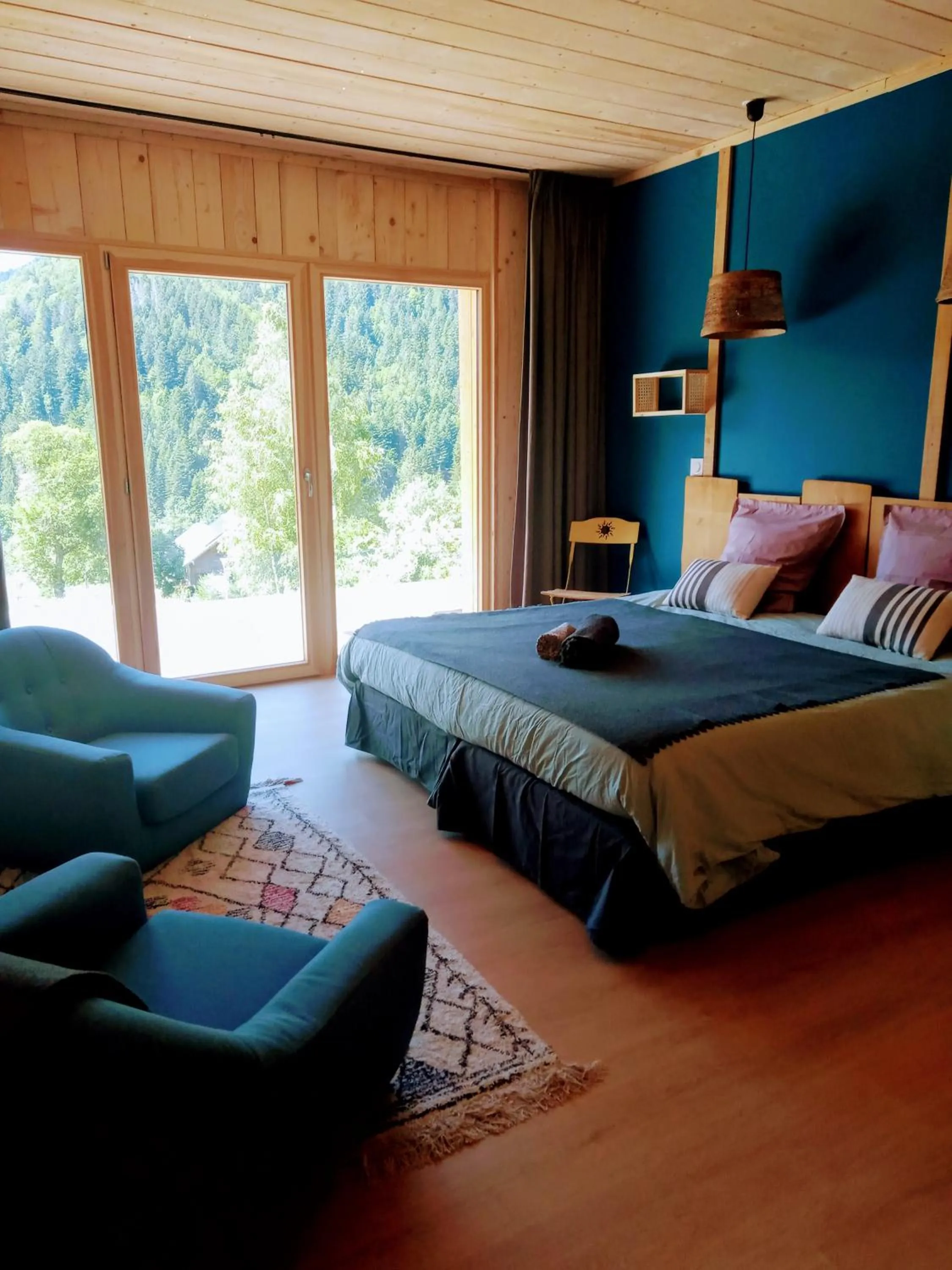Photo of the whole room in Le Chalet Du Blanc Spa yoga