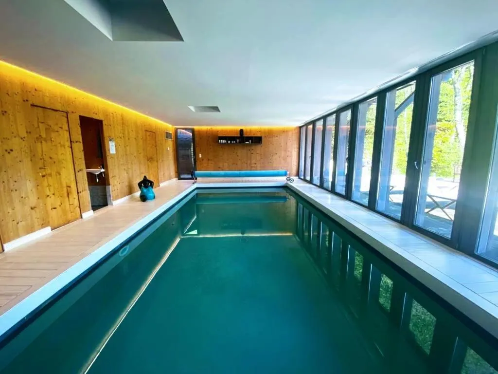 Property building in Le Chalet Du Blanc Spa yoga