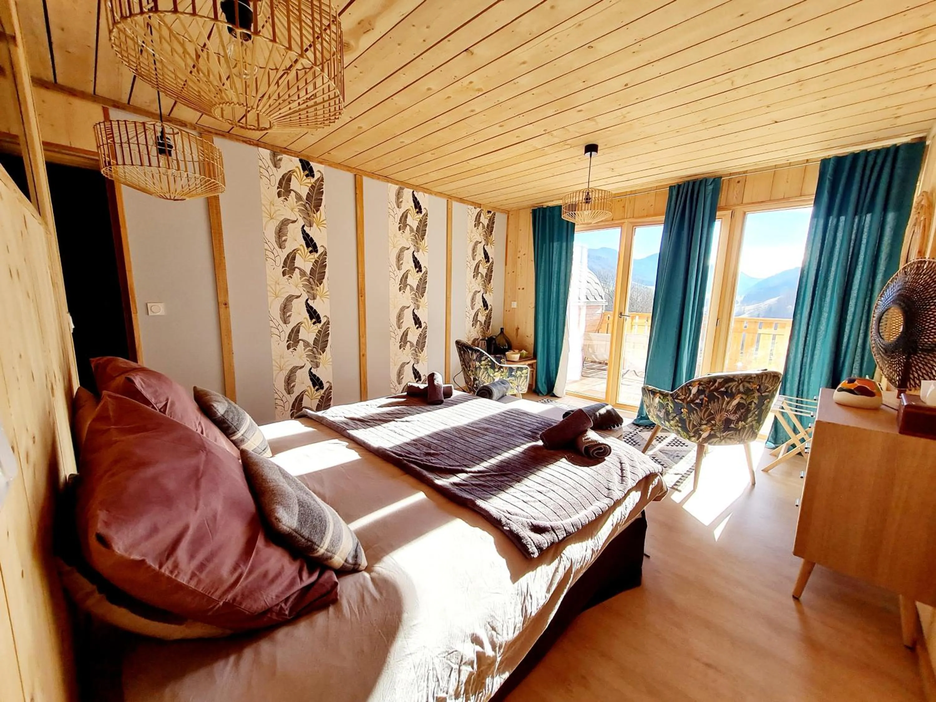 Photo of the whole room in Le Chalet Du Blanc Spa yoga