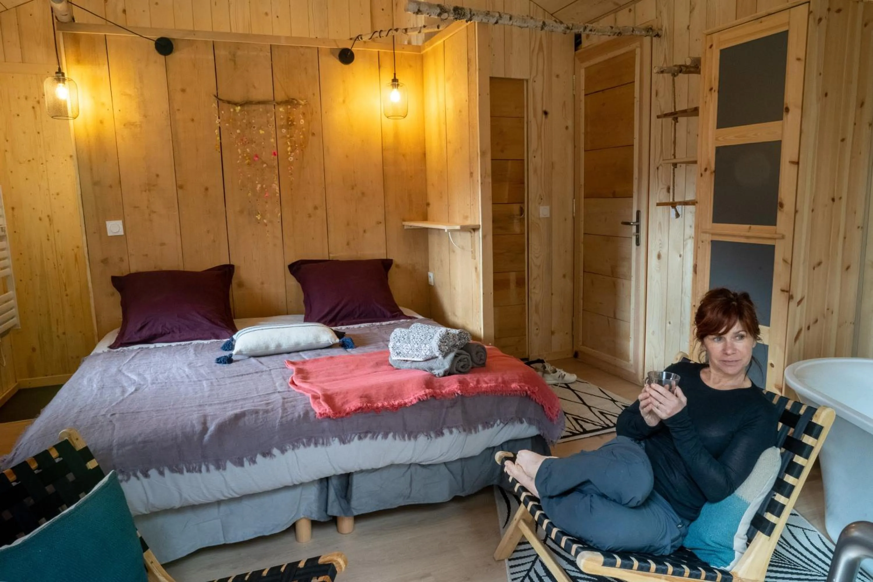 Photo of the whole room in Le Chalet Du Blanc Spa yoga