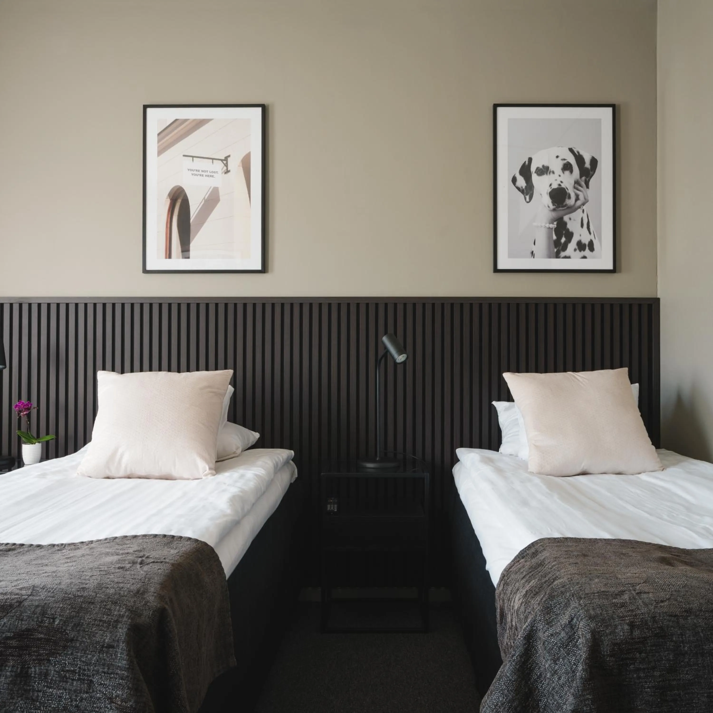 Bed in VICI Hotels Linköping