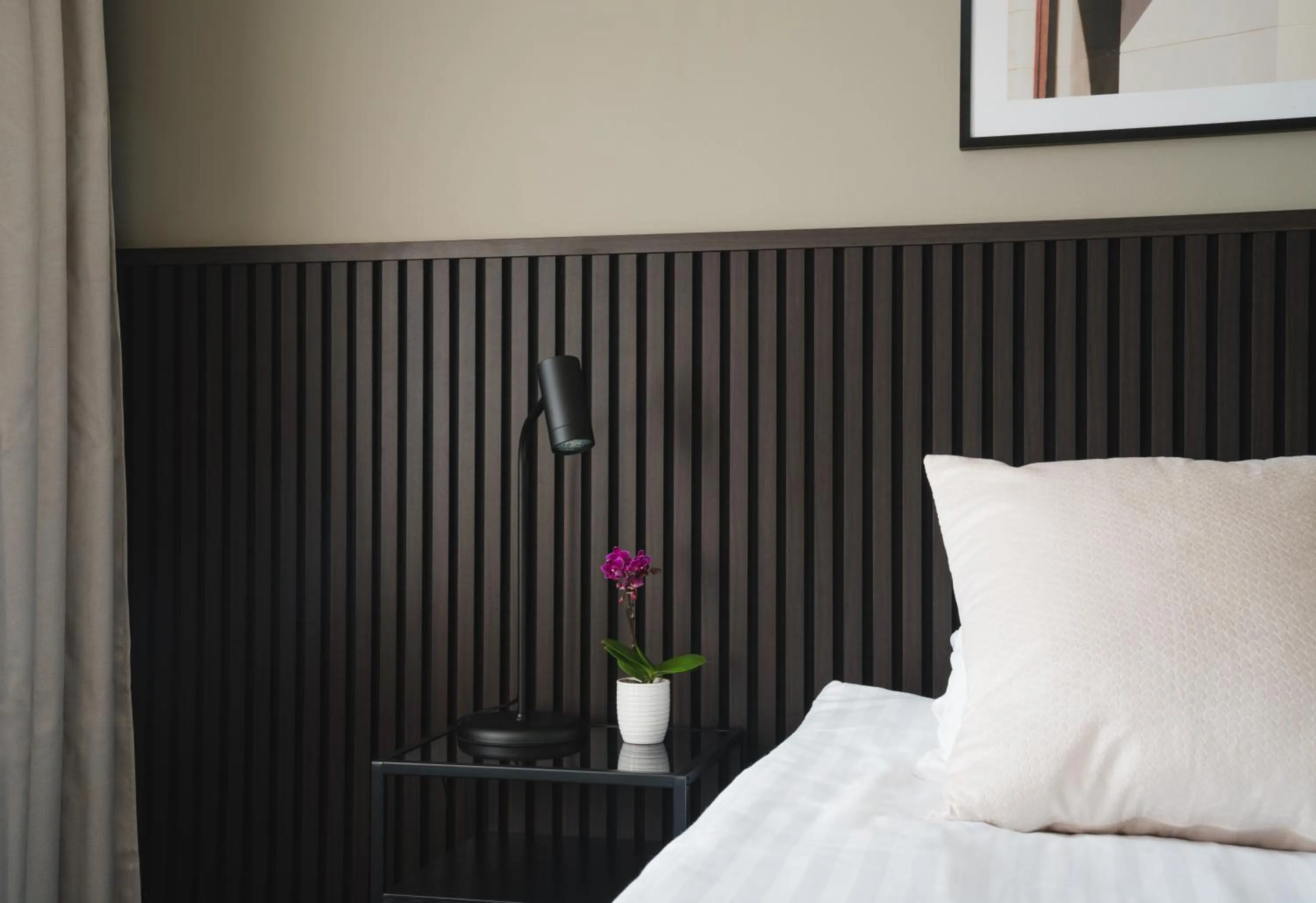 Bed in VICI Hotels Linköping