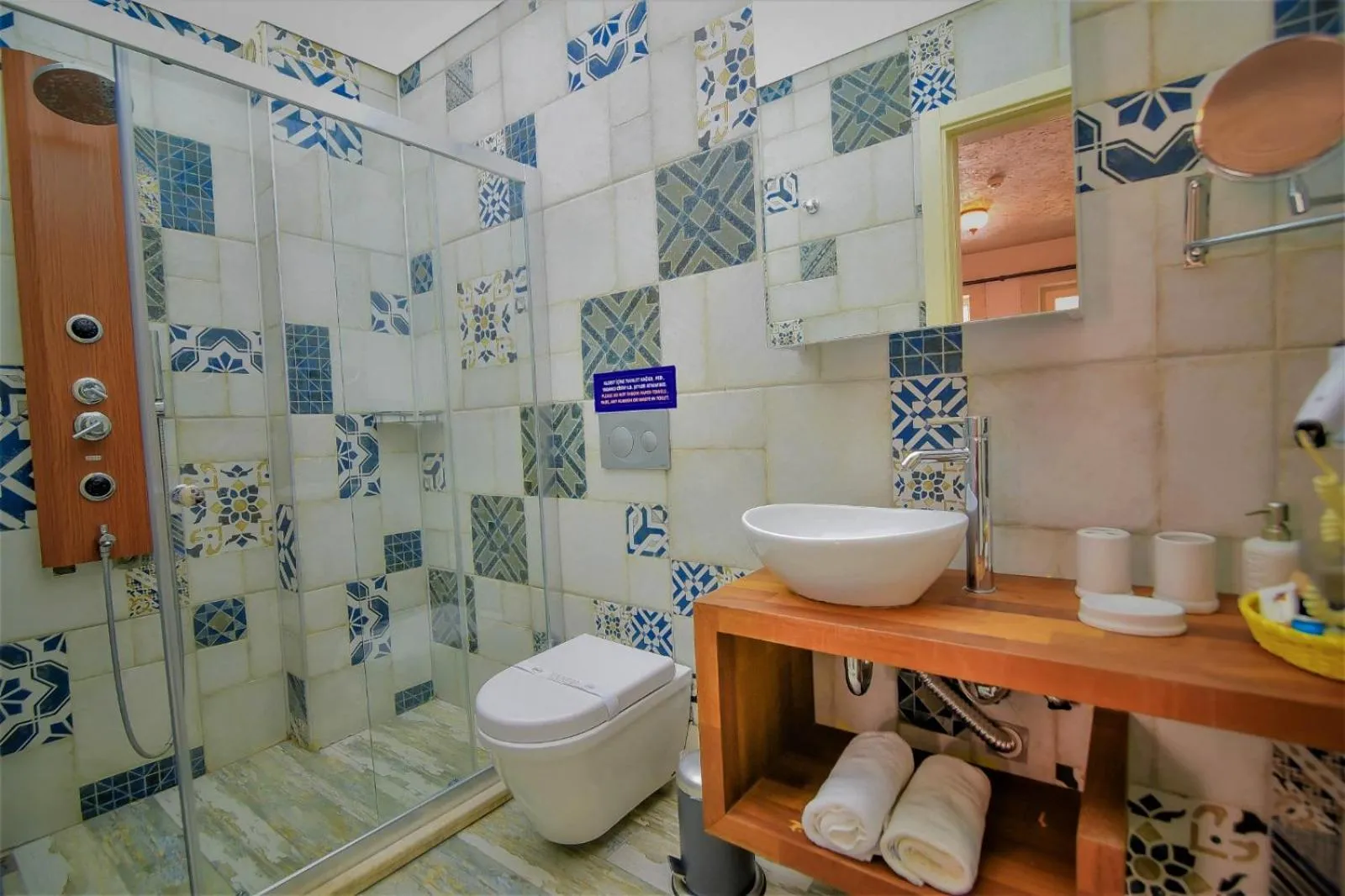 Bathroom in Micel Otel Alacati