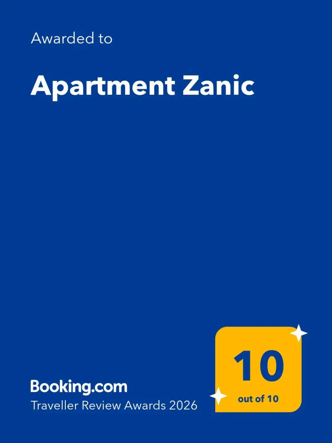 Apartment Zanic Apartment Zanic