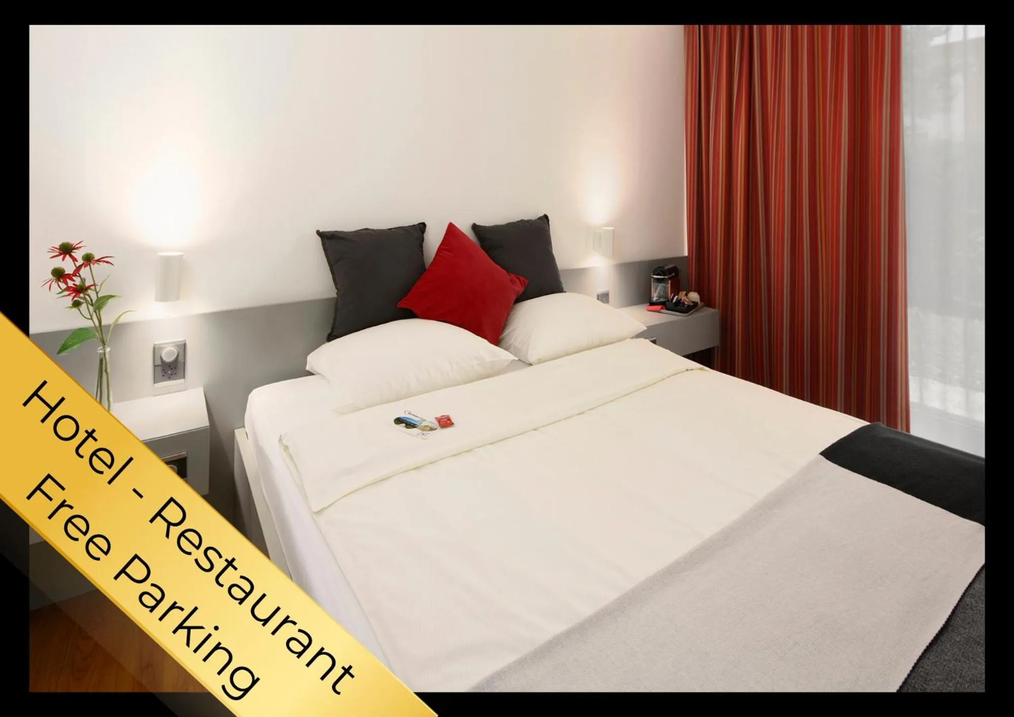 Bed in Hotel Egerkingen, idealer Zwischenstopp