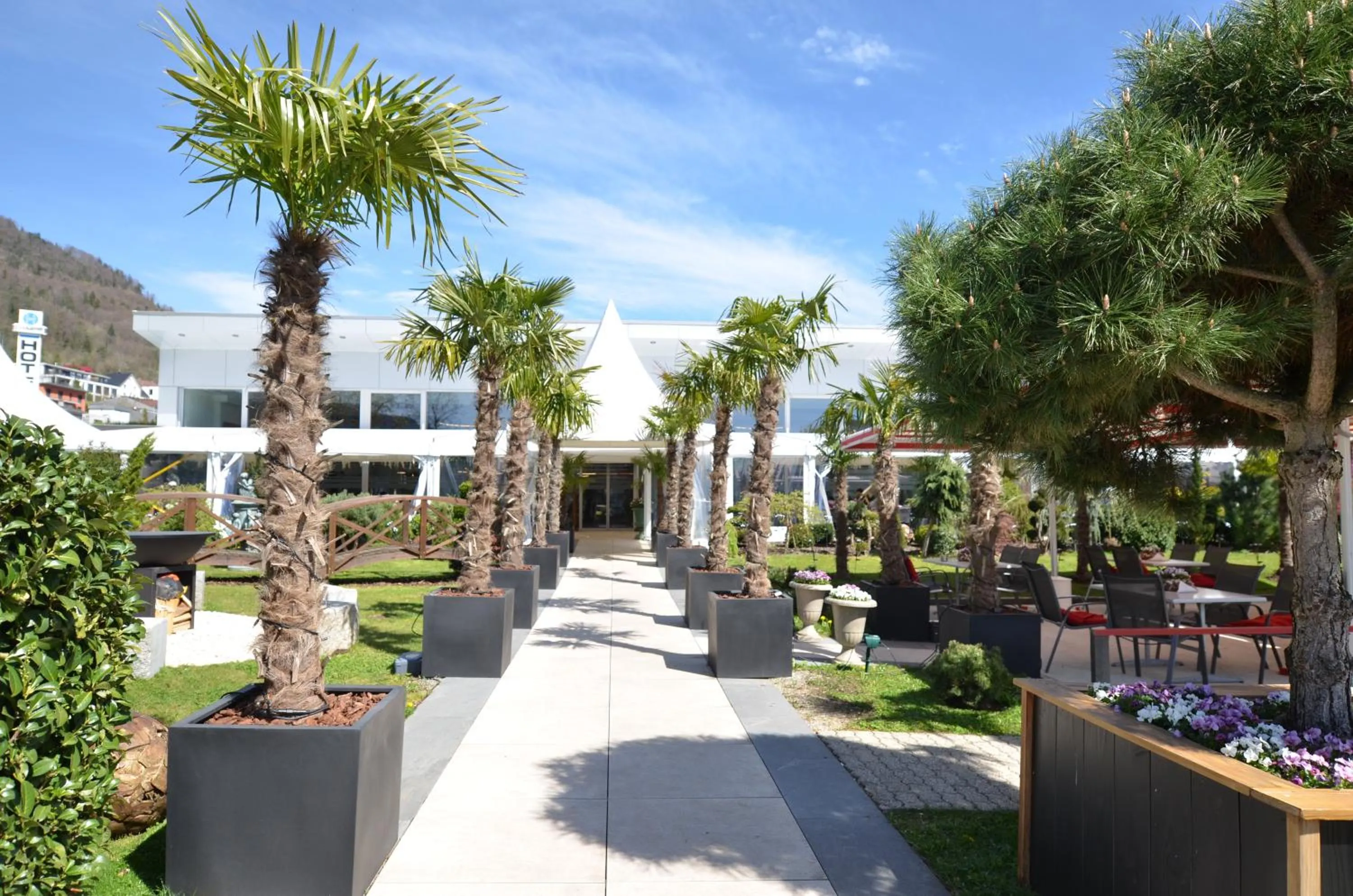 Garden in Hotel Egerkingen, idealer Zwischenstopp