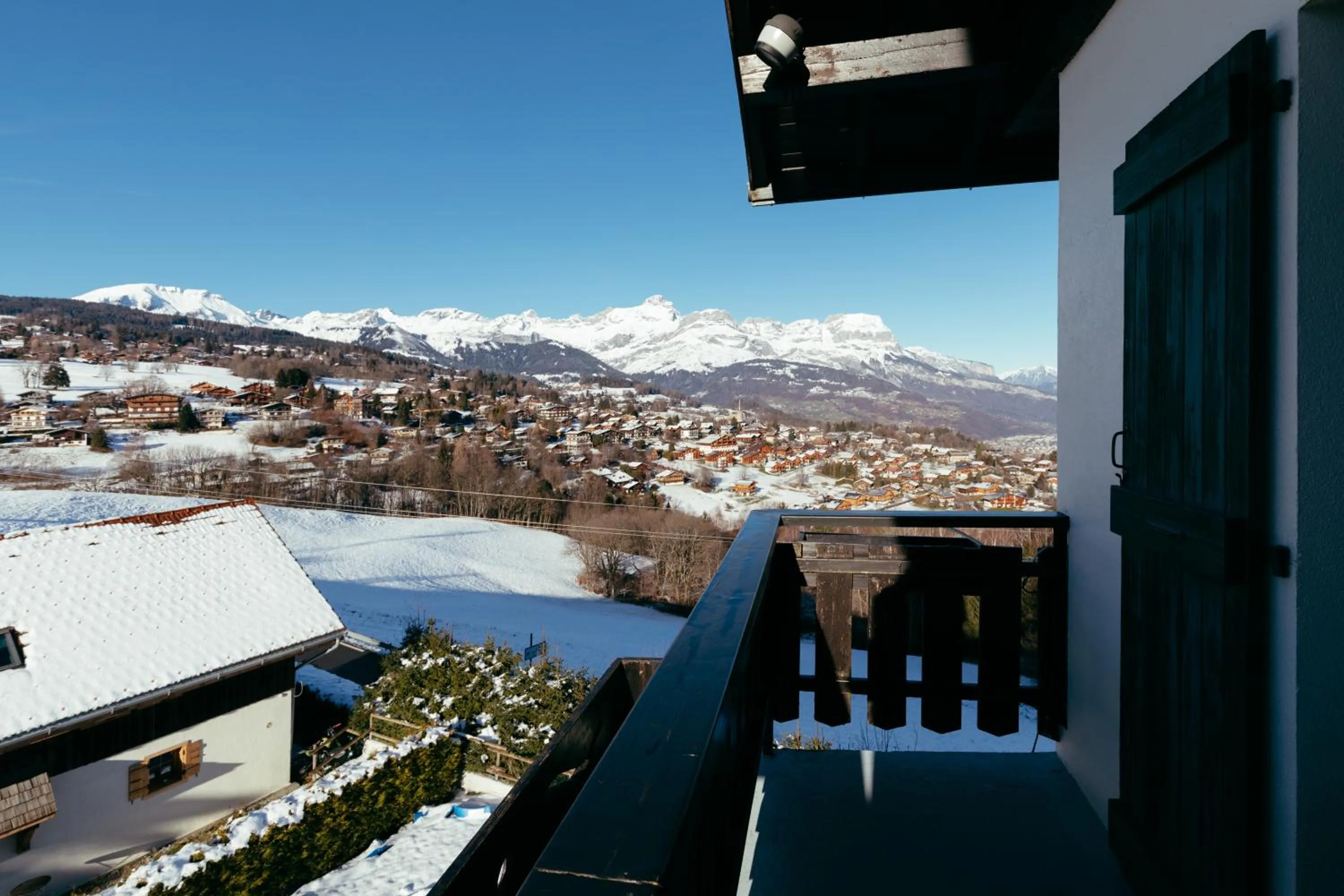 View (from property/room) in Hôtel Le Caprice Des Neiges Combloux