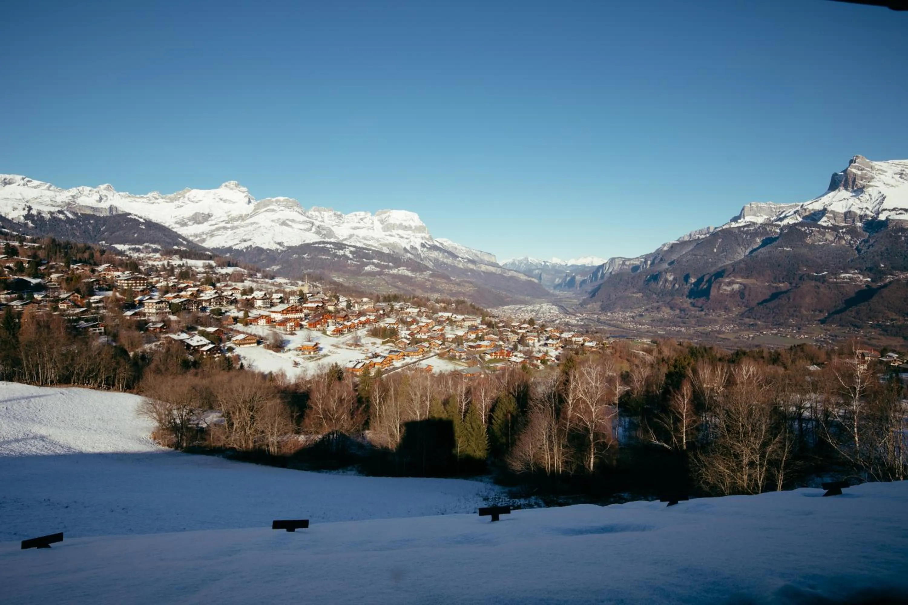 View (from property/room) in Hôtel Le Caprice Des Neiges Combloux