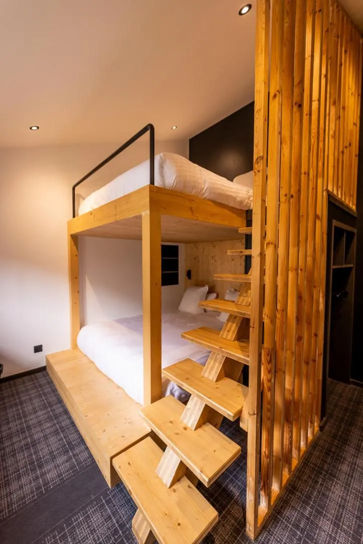 Bed in Hôtel 16 | 150 Montagne & Spa Nuxe