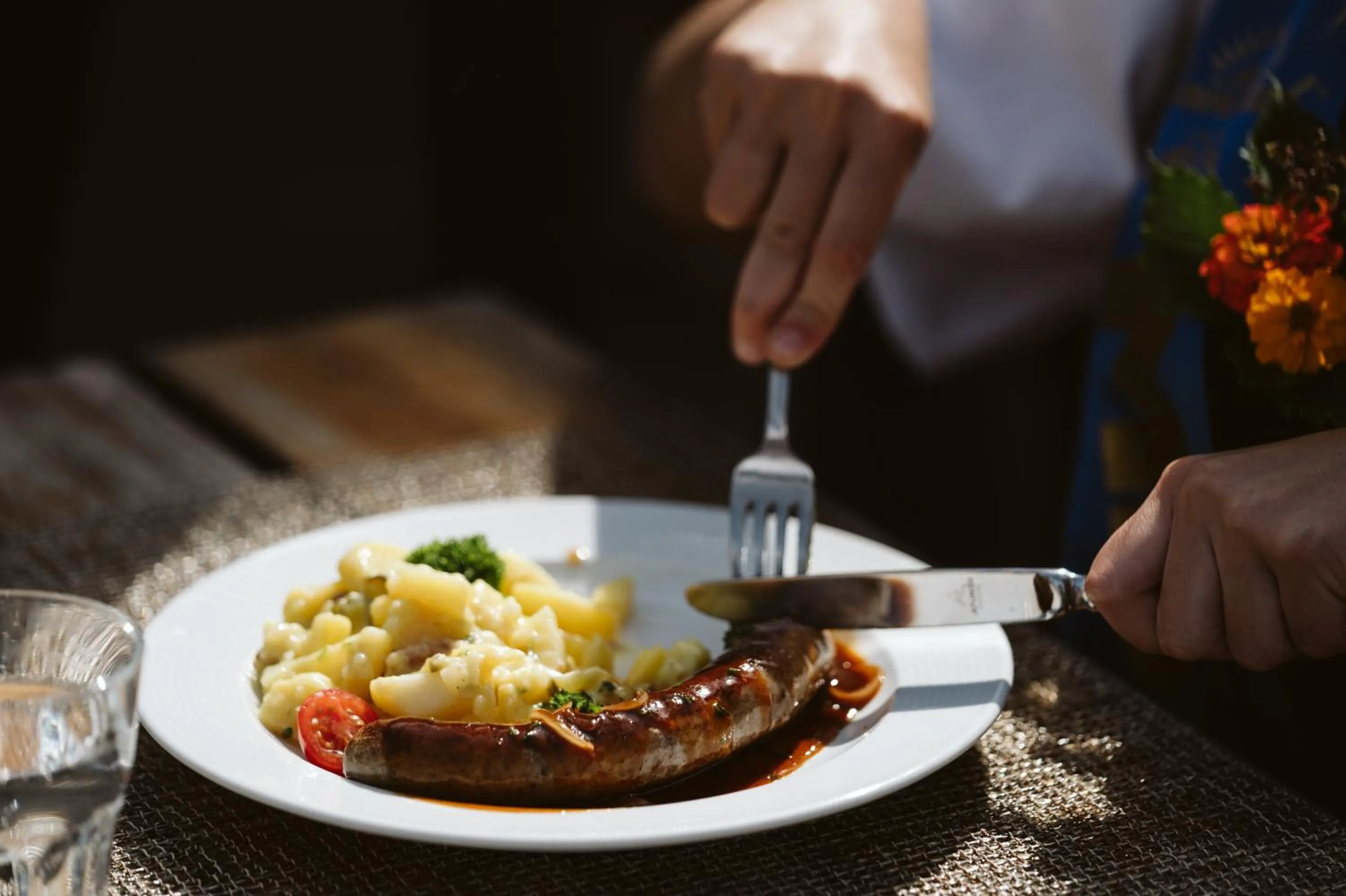 Food and drinks in Landgasthof und Seminarhotel Lueg