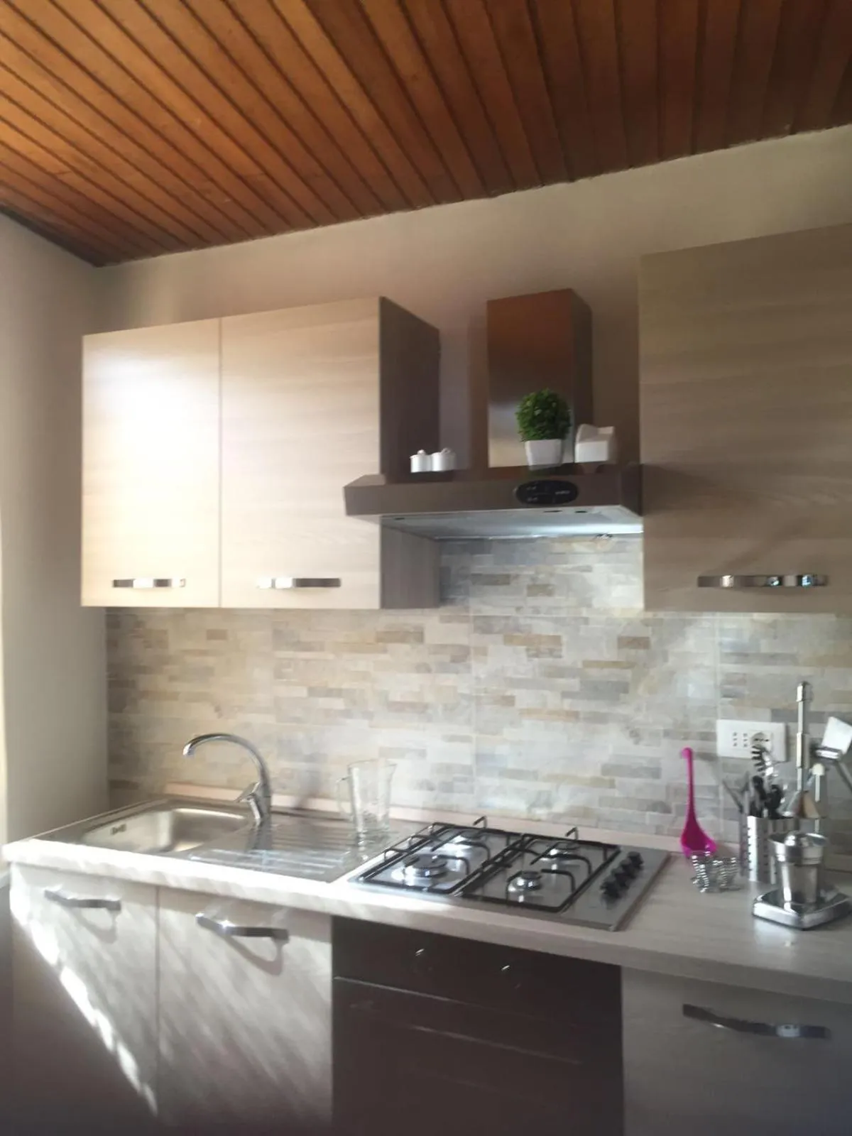 Communal kitchen in B.E.A. Maison