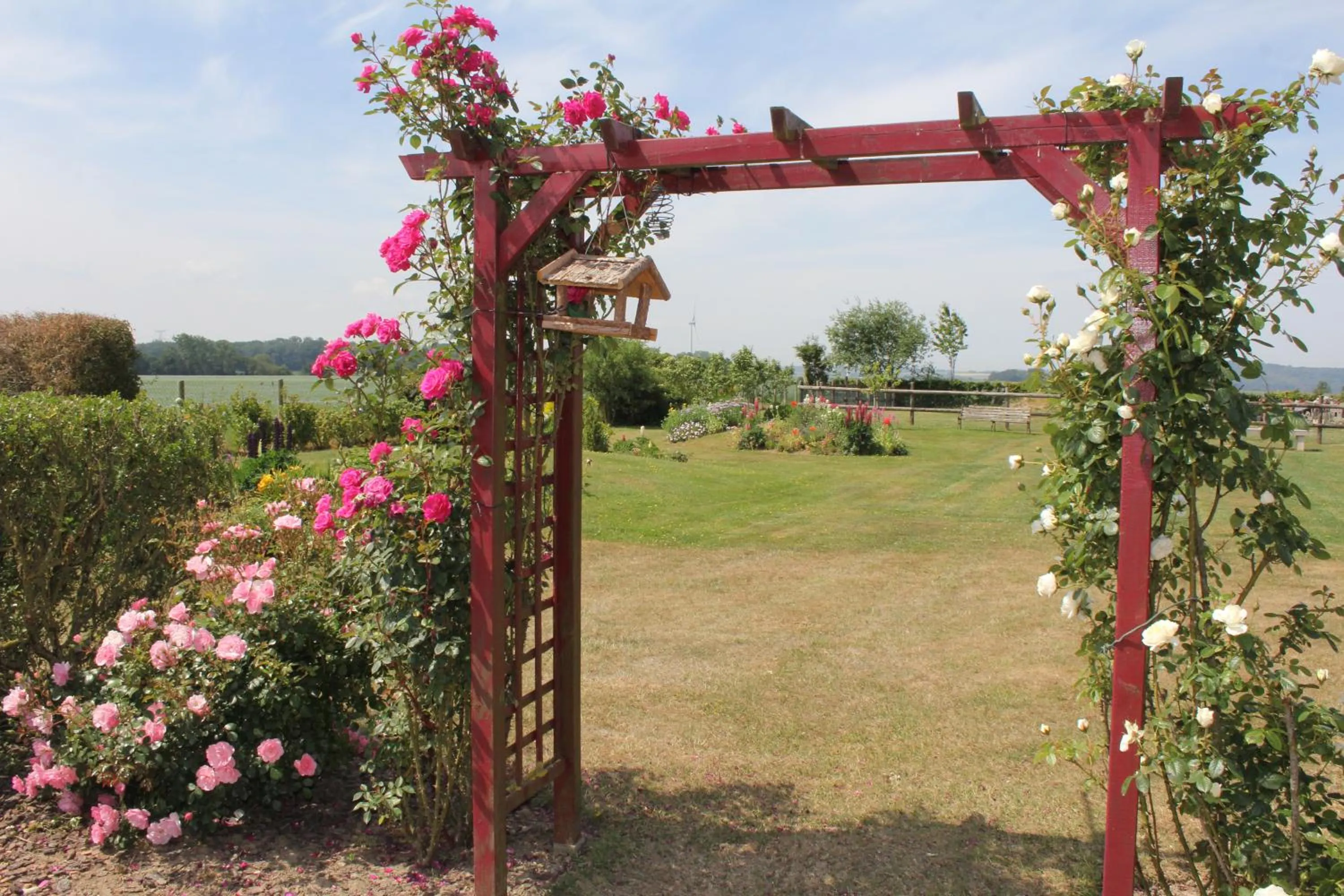 Garden in Chambre D'hotes Le Clos Fleuri