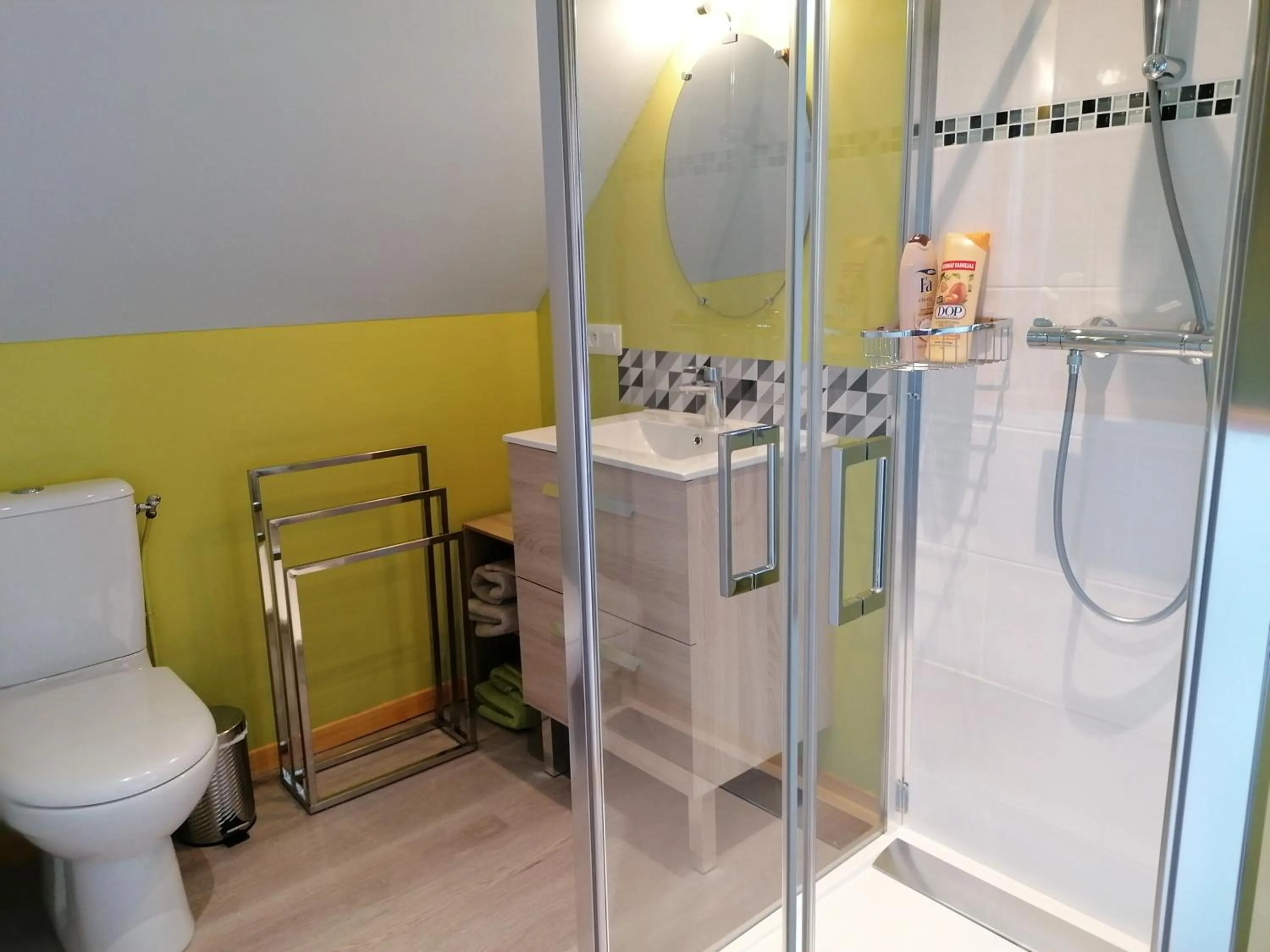 Shower in Chambre D'hotes Le Clos Fleuri