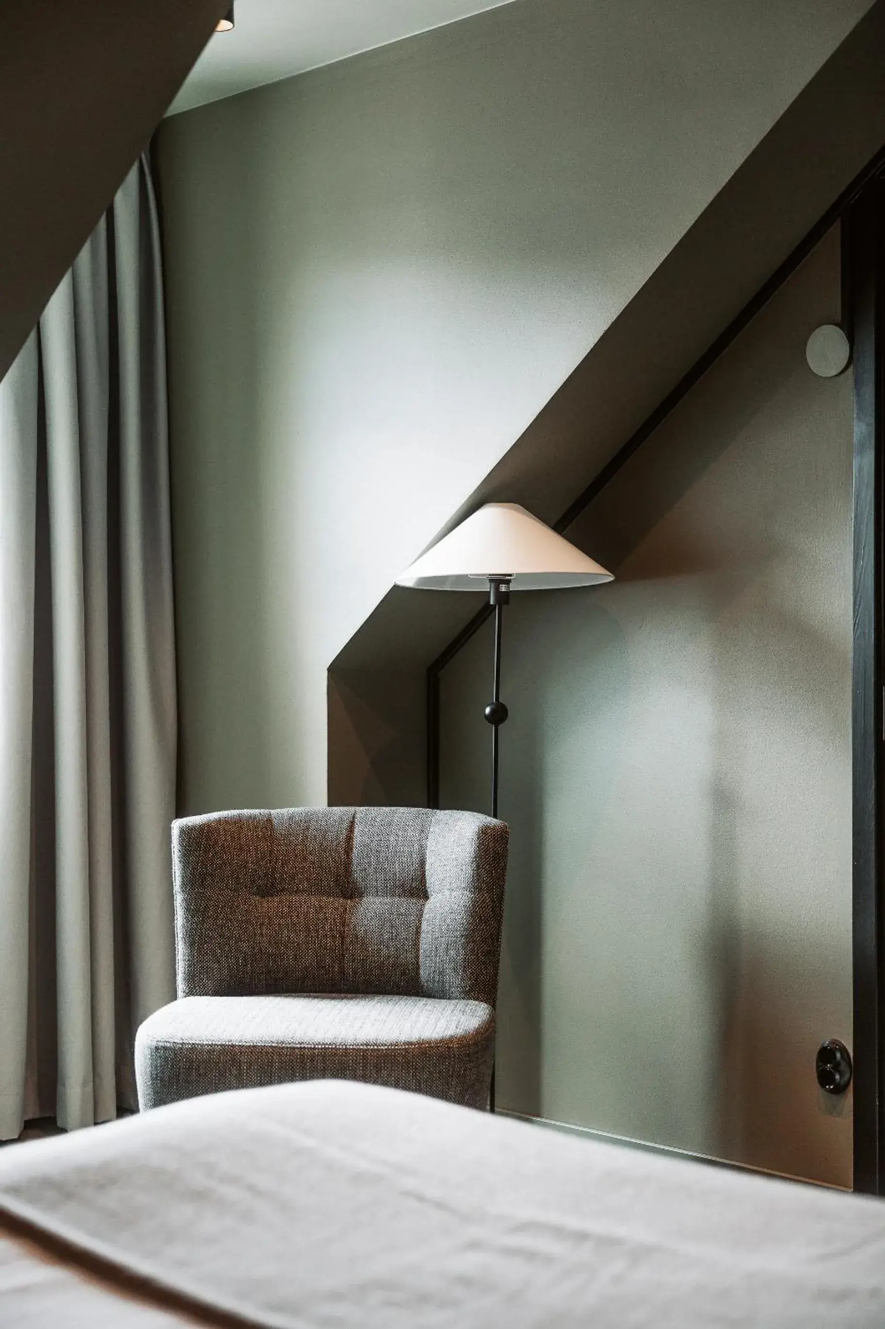 Seating area, Bed in Home Hotel Grand Sundsvall Seating area, Bed in Home Hotel Grand Sundsvall