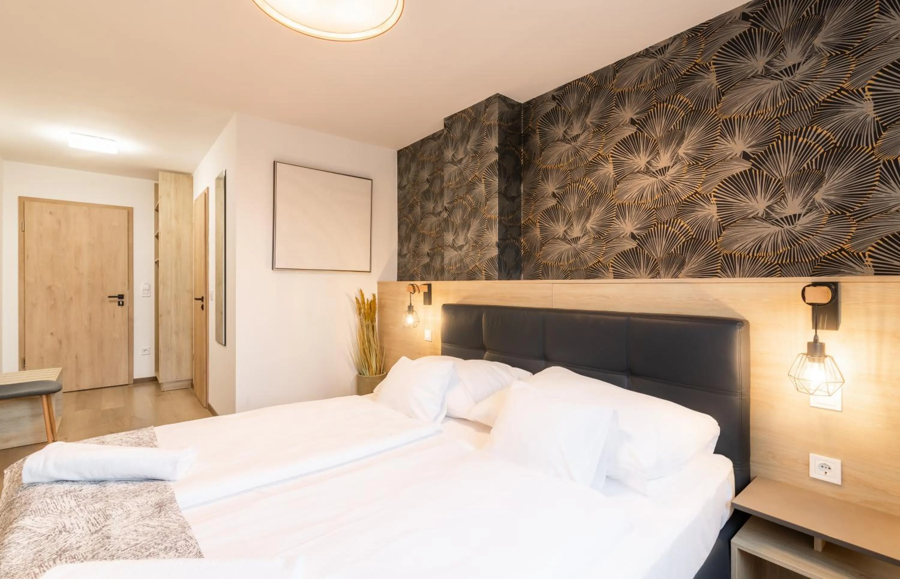 Bedroom, Bed in 171 Hotel Hegyeshalom