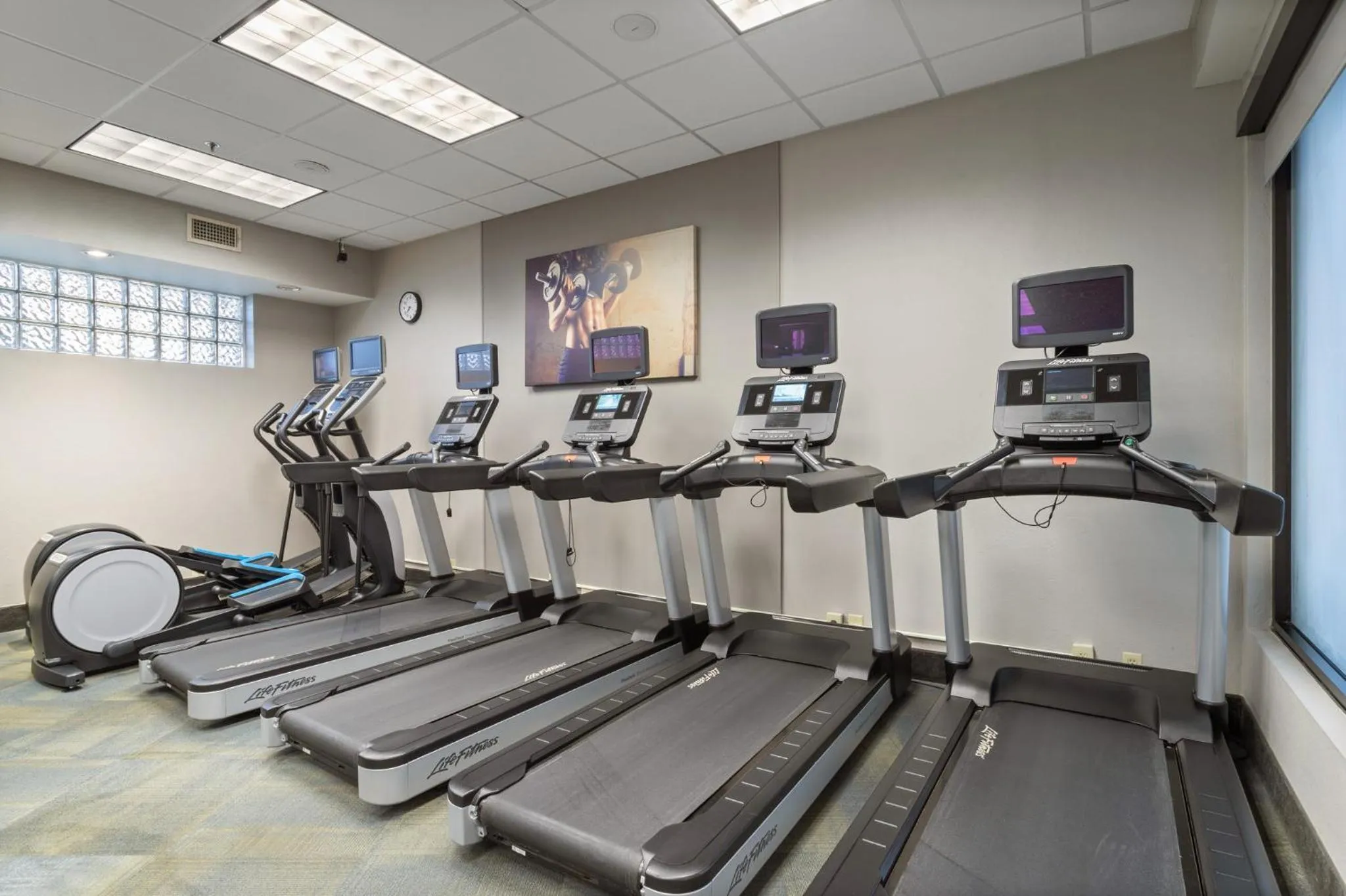 Fitness centre/facilities in Crowne Plaza Executive Center Baton Rouge by IHG
