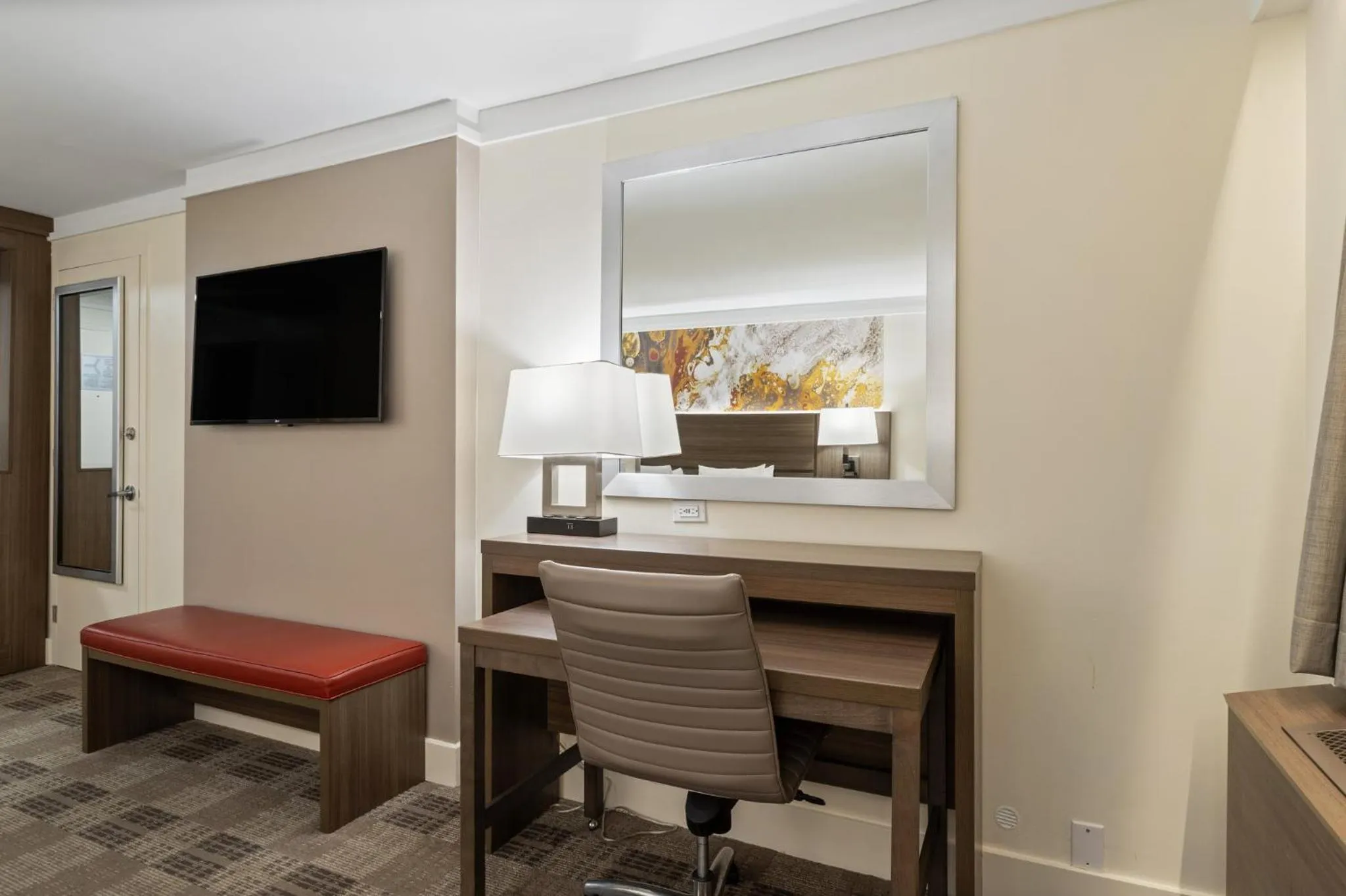 Bedroom in Crowne Plaza Executive Center Baton Rouge by IHG