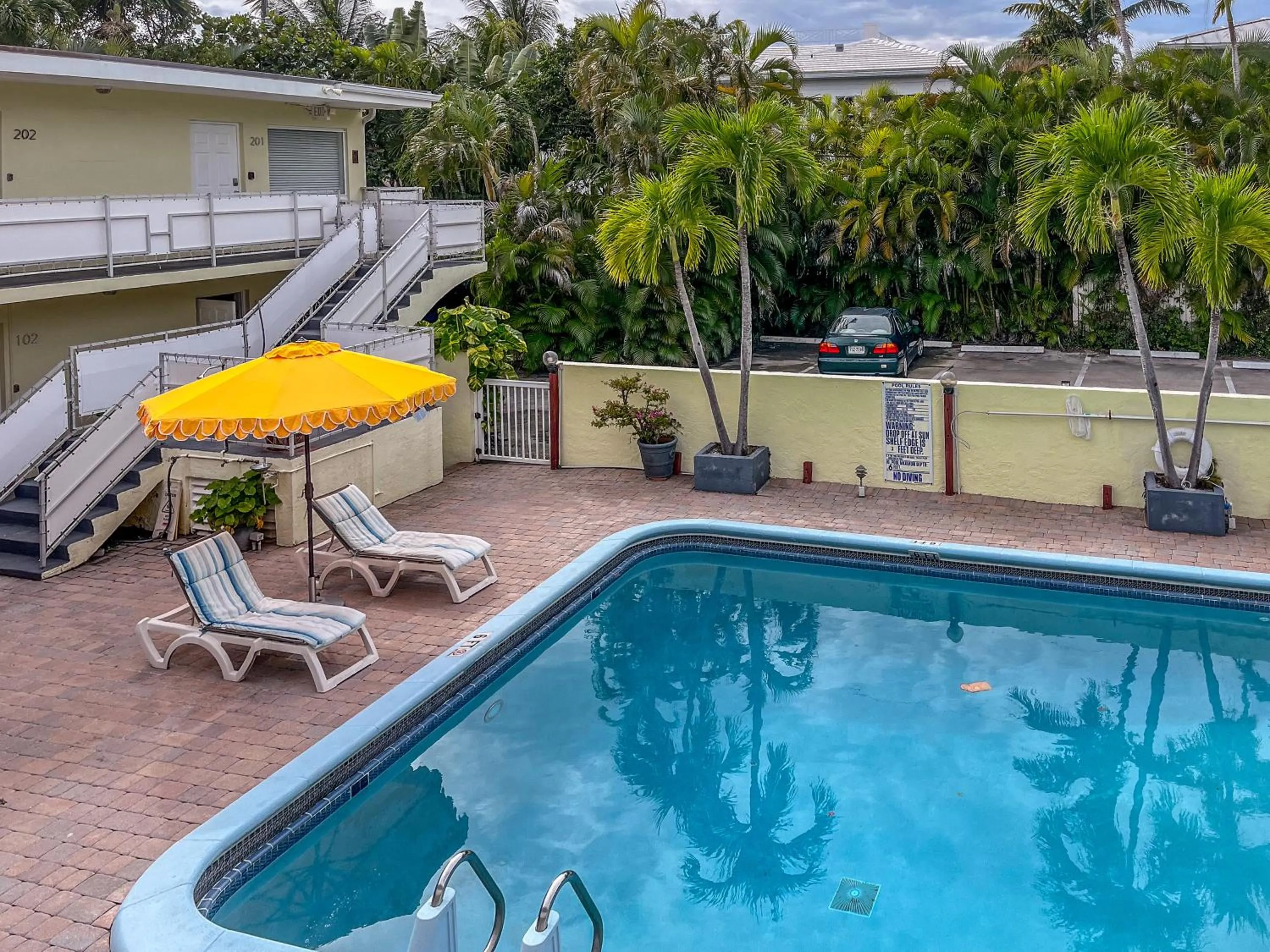 Patio in Ocean Lodge