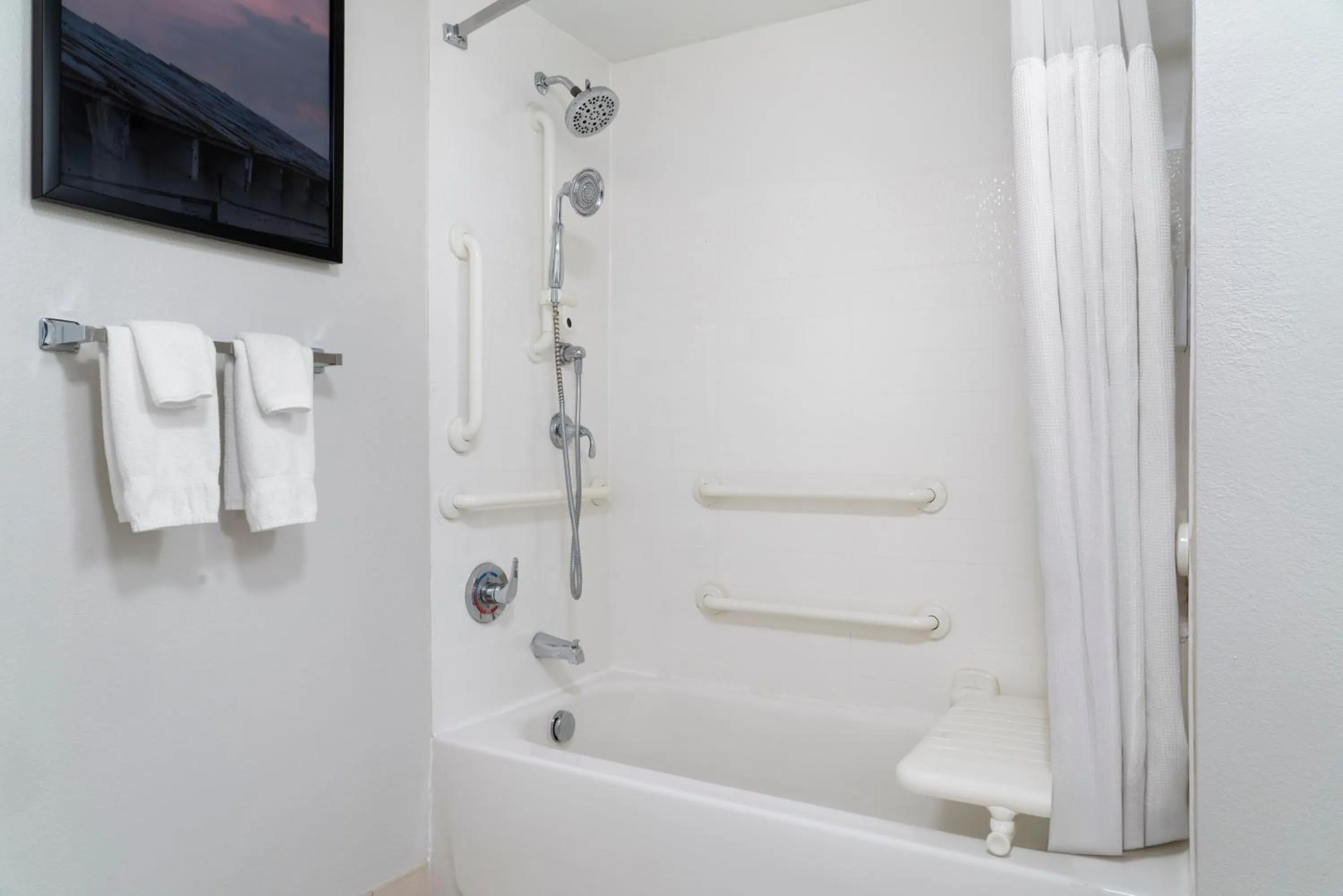 Shower in Fairfield Inn & Suites by Marriott Chesapeake Suffolk