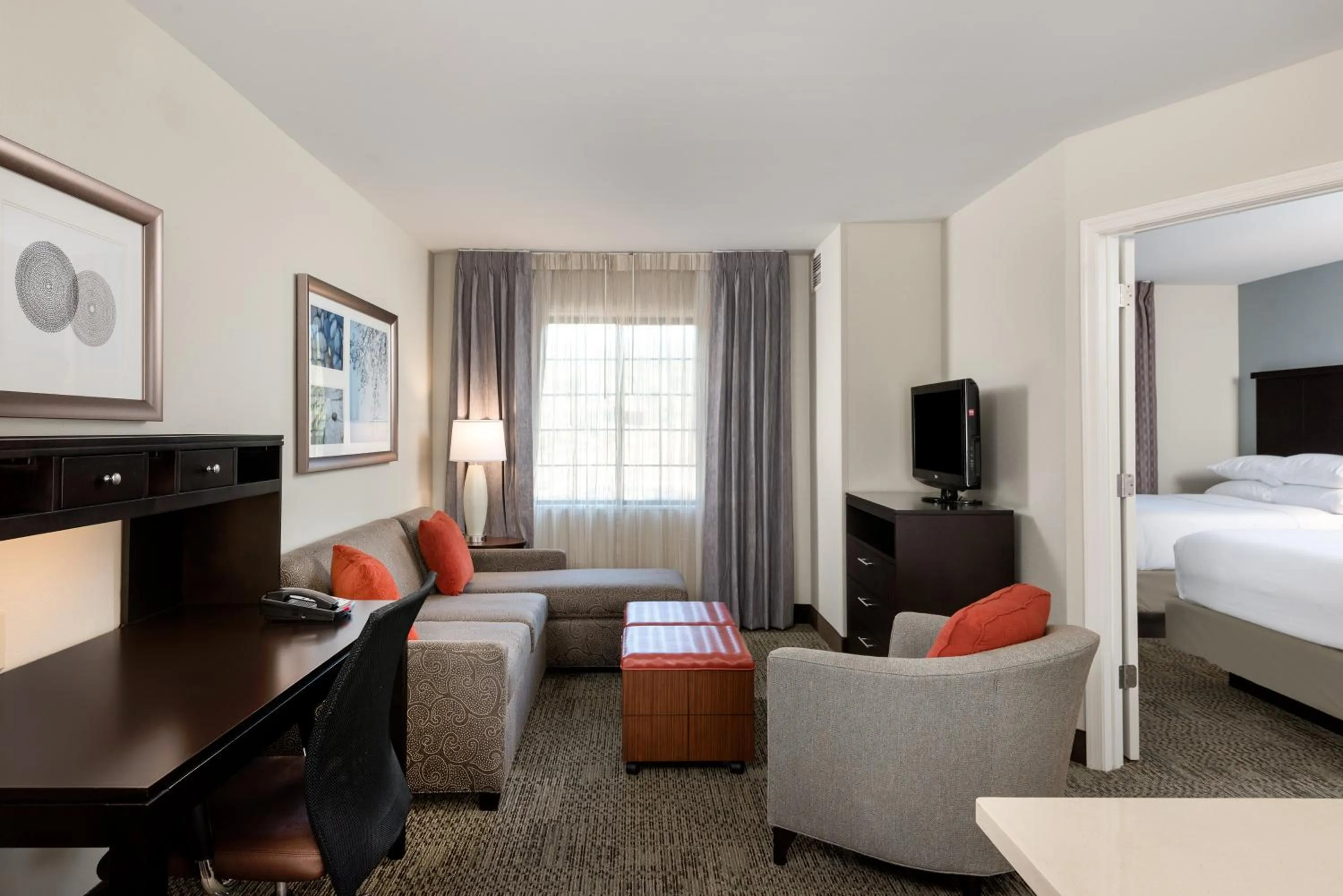 Photo of the whole room, Bed in Staybridge Suites Chantilly Dulles Airport by IHG