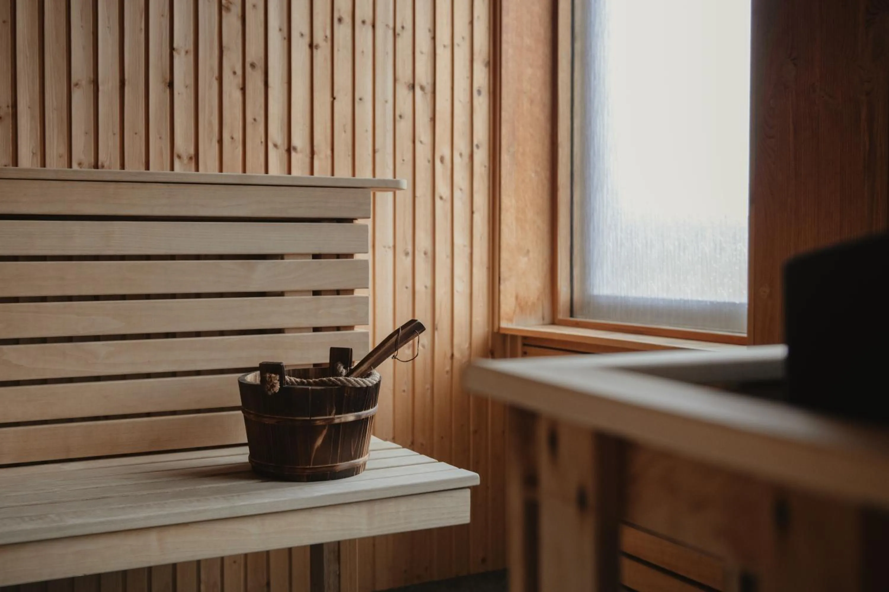 Sauna in Home Hotel Etage