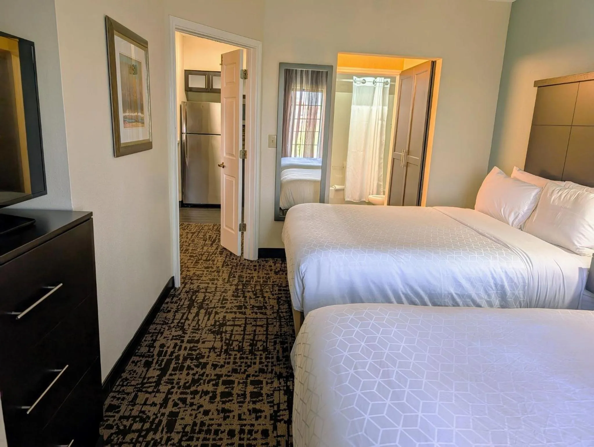 Photo of the whole room, Bed in Staybridge Suites Indianapolis-Fishers by IHG