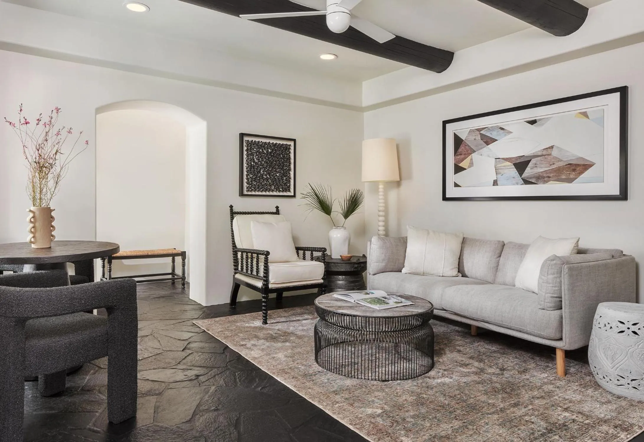 Living room in Lucille Palm Springs