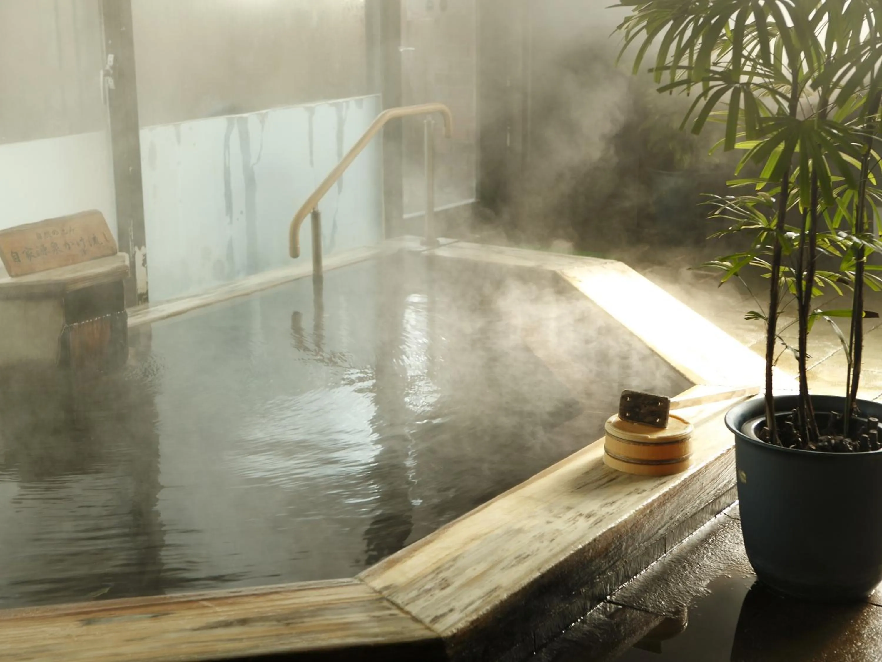 Hot Spring Bath in Wellness Forest Nasu
