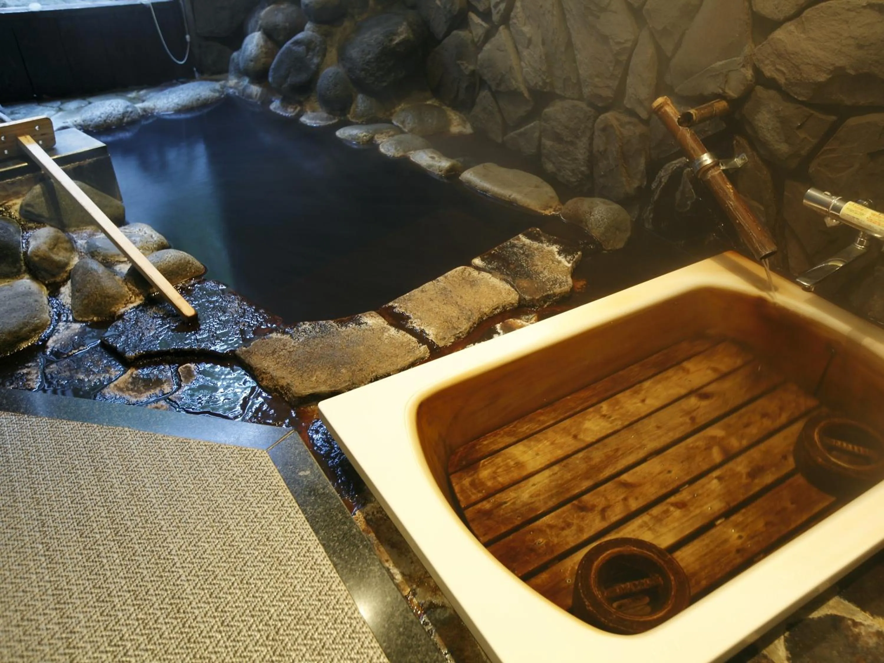 Hot Spring Bath in Wellness Forest Nasu