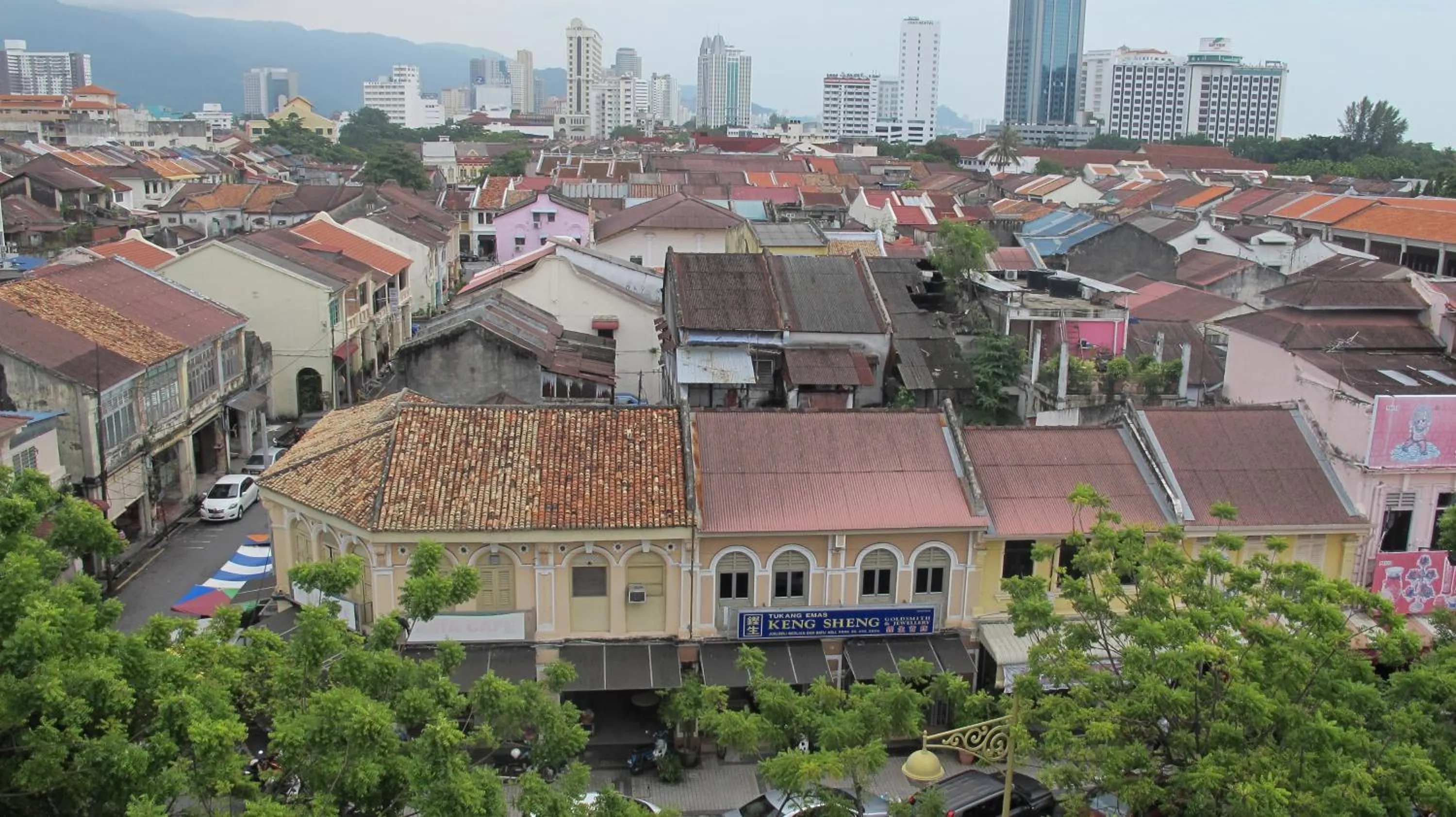 City view in Broadway Budget Hotel