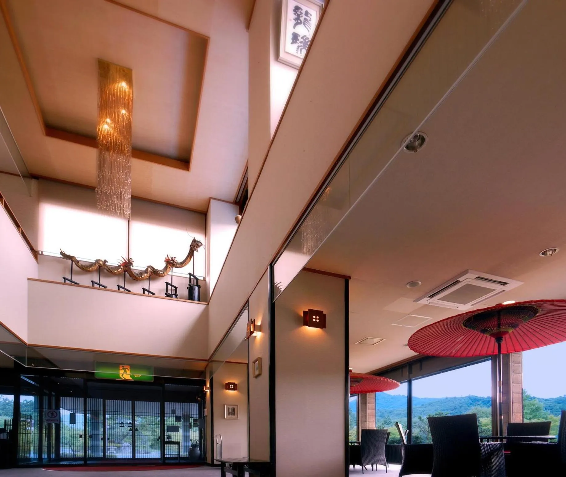Lobby or reception in Sannouzan Onsen Zuisenkyo