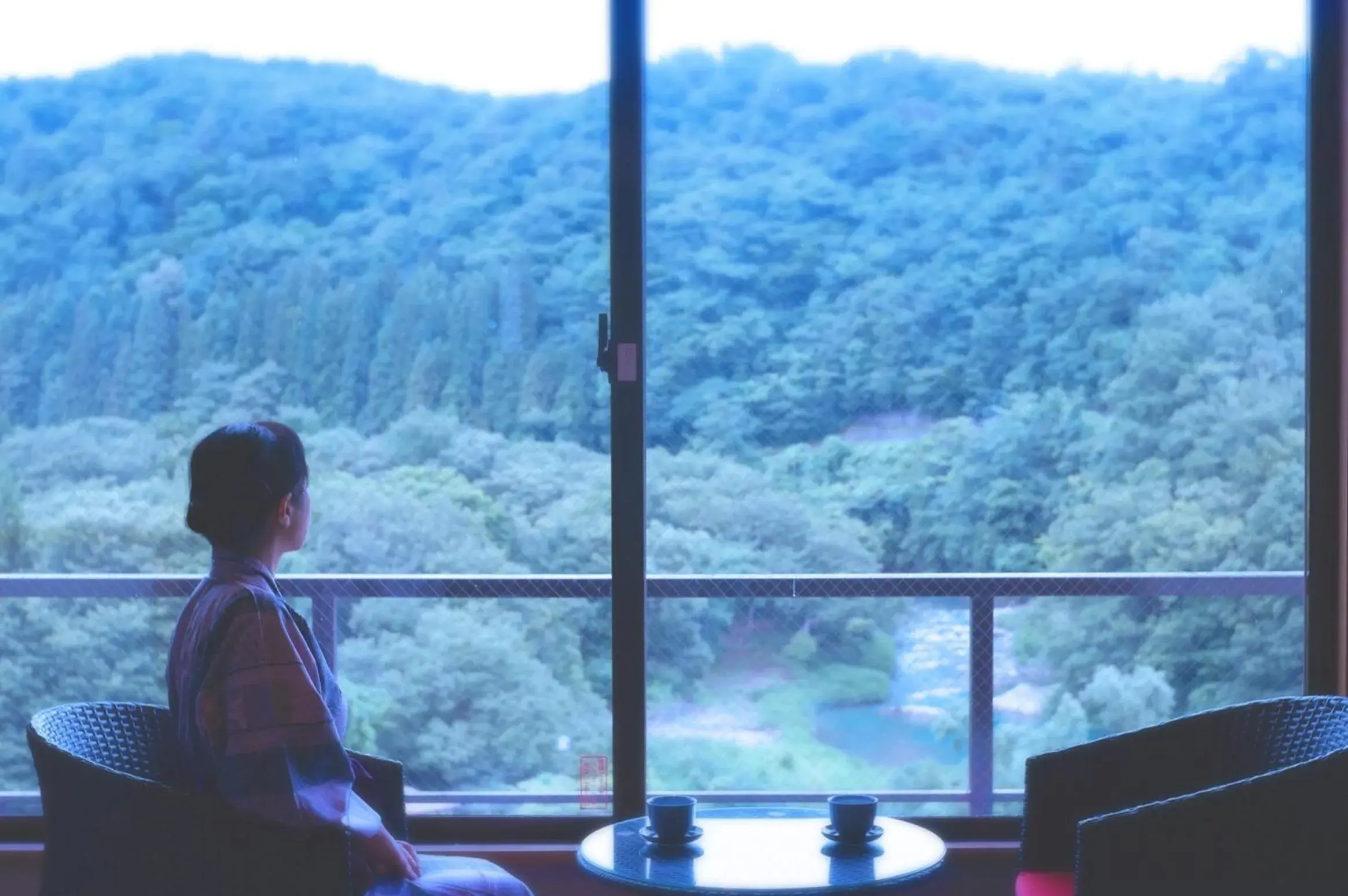 Living room in Sannouzan Onsen Zuisenkyo Living room in Sannouzan Onsen Zuisenkyo