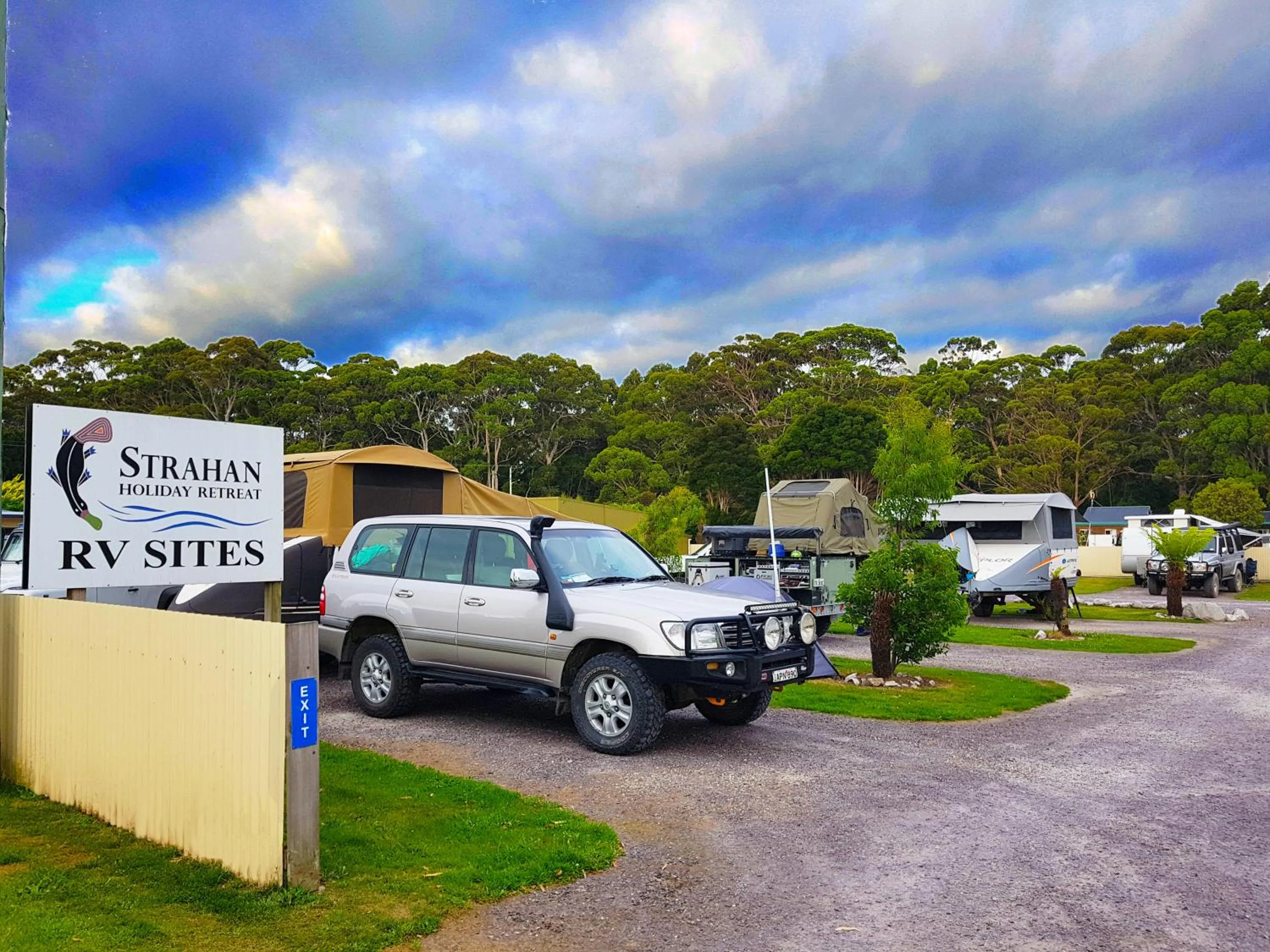 Garden in BIG4 Strahan Holiday Retreat