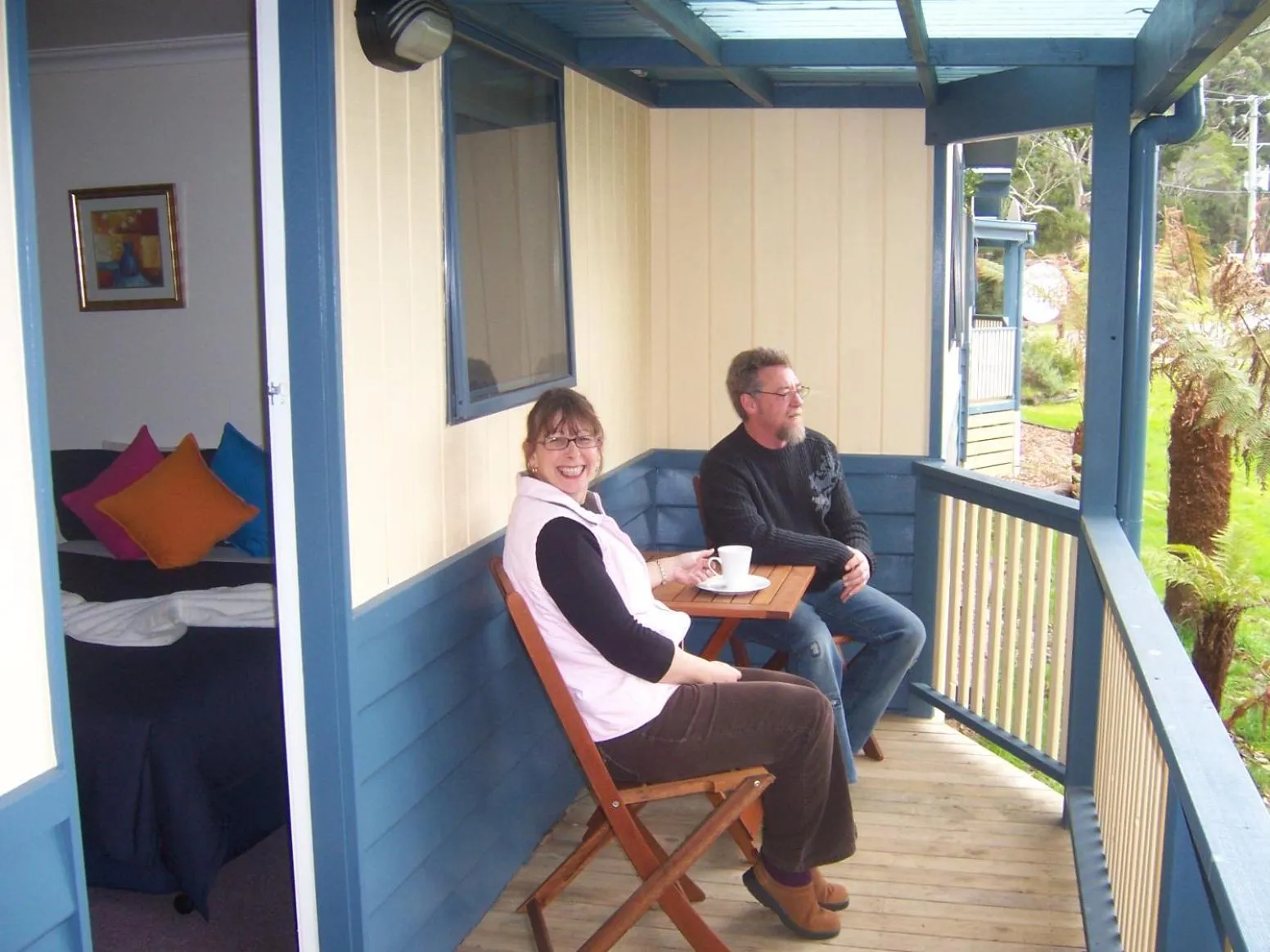 Balcony/Terrace in BIG4 Strahan Holiday Retreat