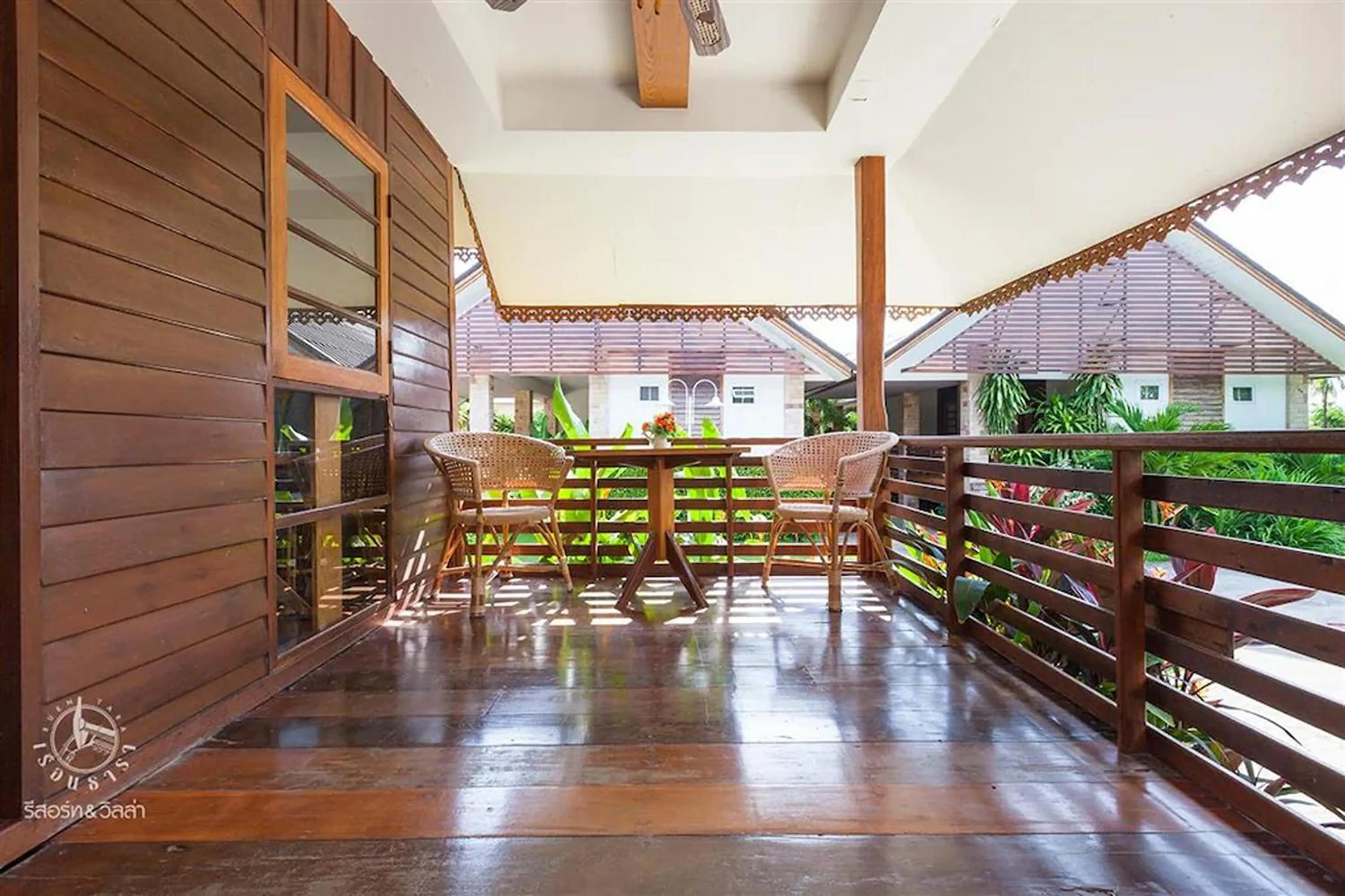 Seating area in Ruentara Resort & Villa