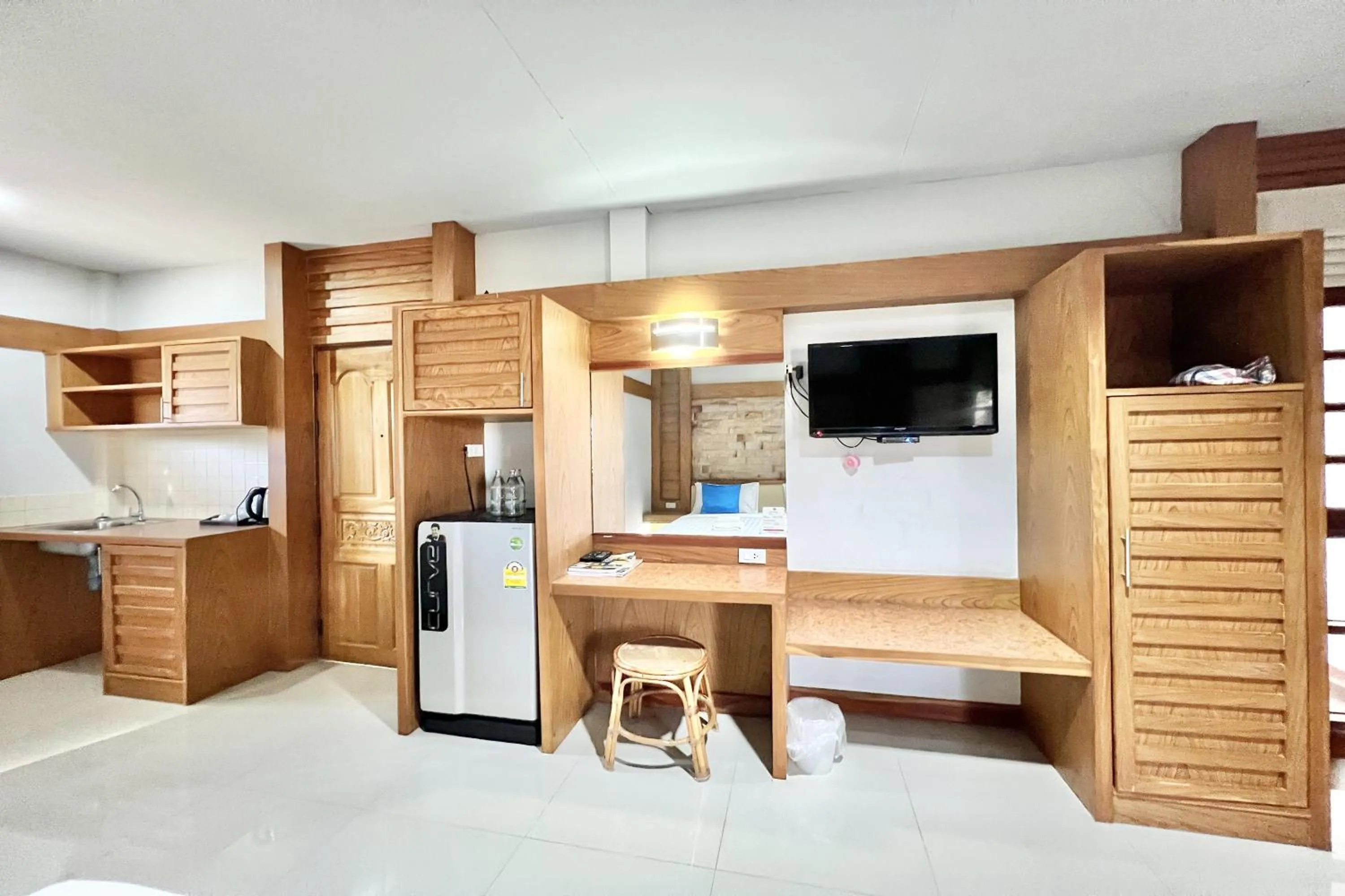 TV and multimedia, Bed in Ruentara Resort & Villa