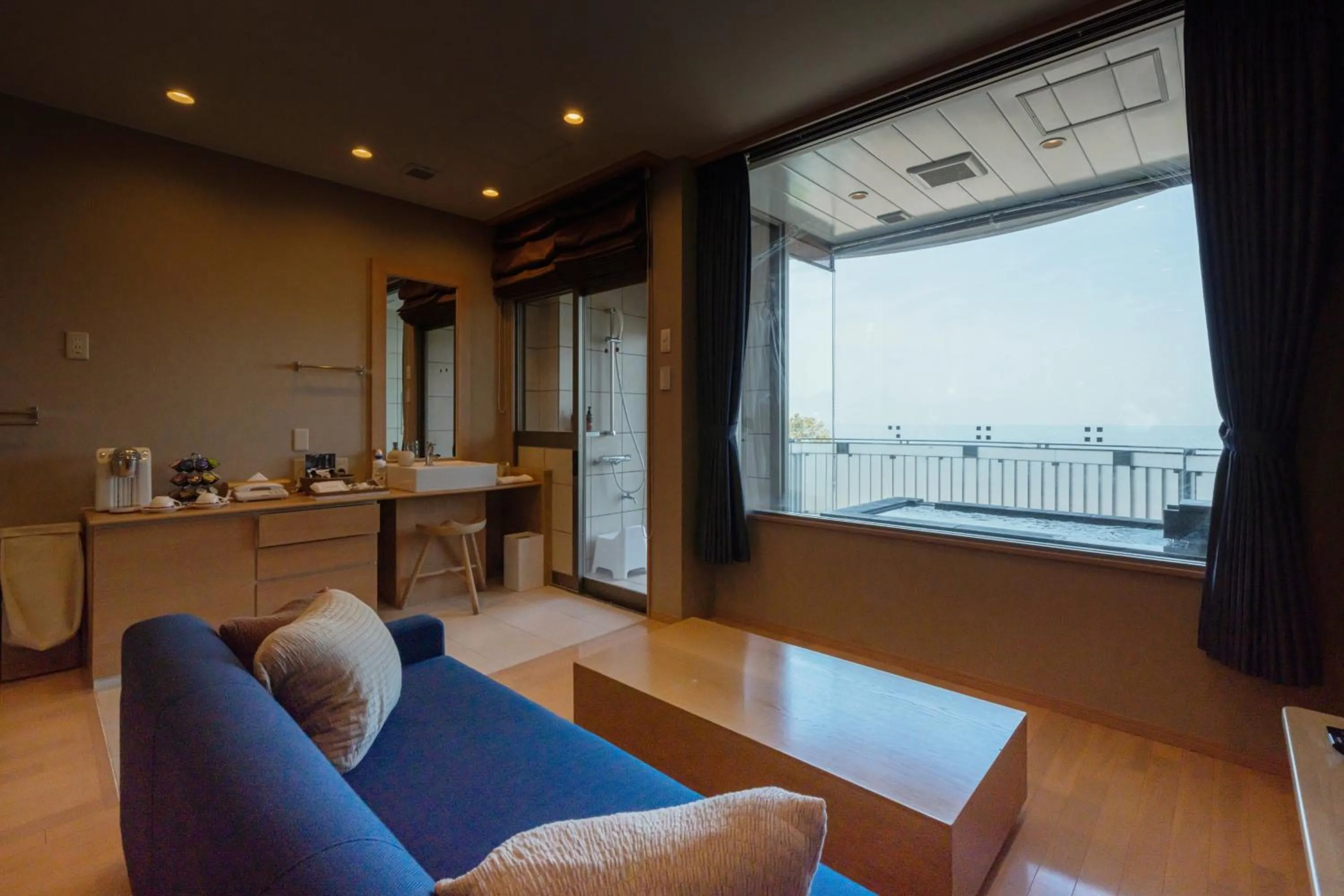 Living room in Auberge Fontaine Bleau Atami