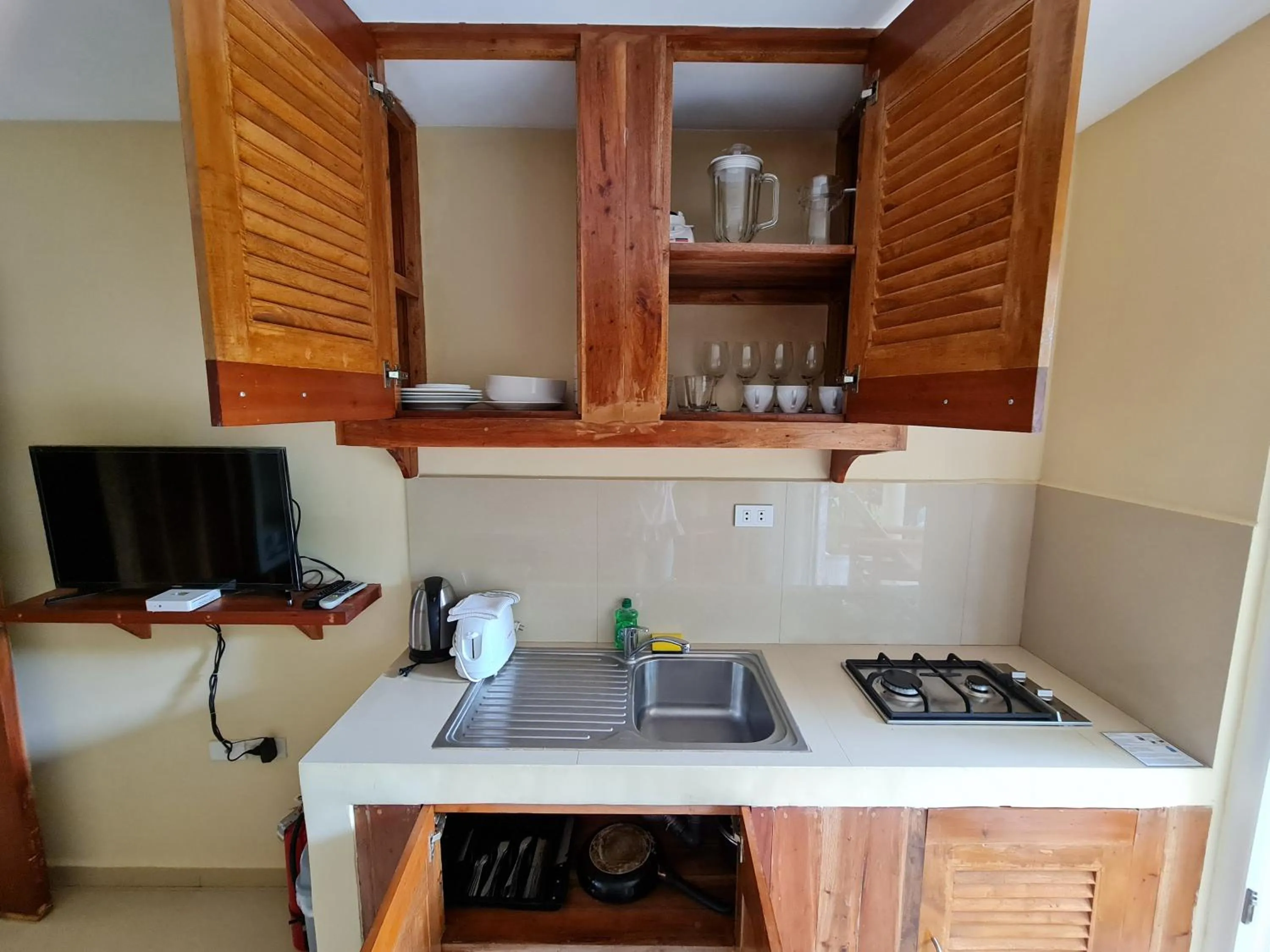 Kitchen or kitchenette in Boracay Amor Apartment