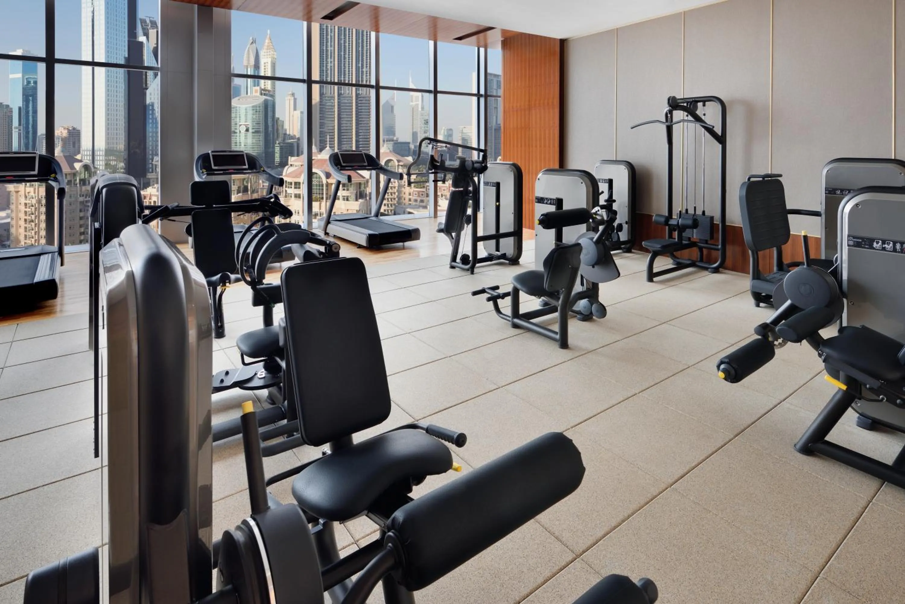 Fitness centre/facilities in Kempinski The Boulevard Dubai