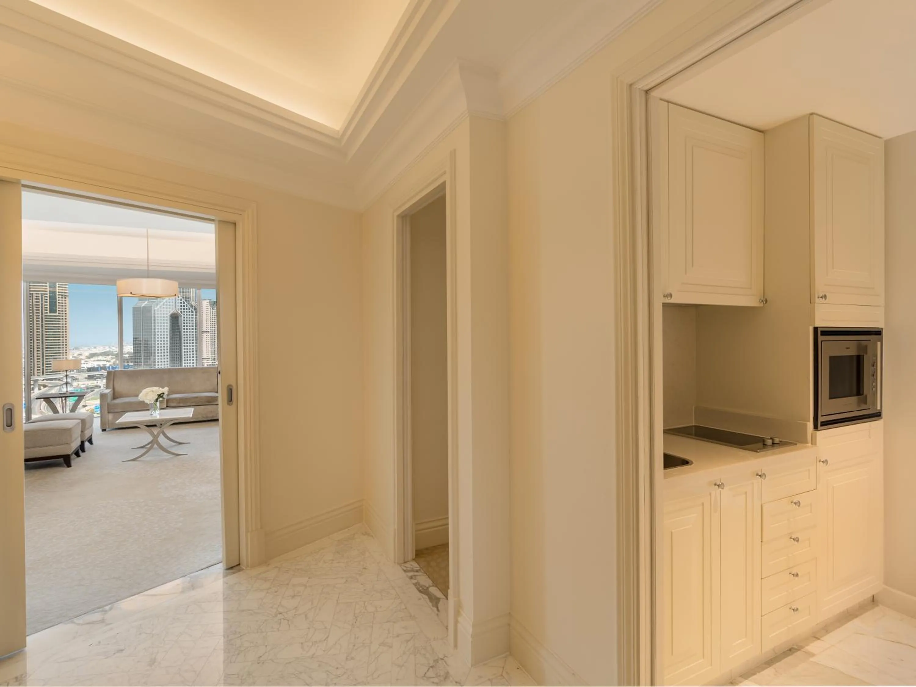 Living room in Kempinski The Boulevard Dubai