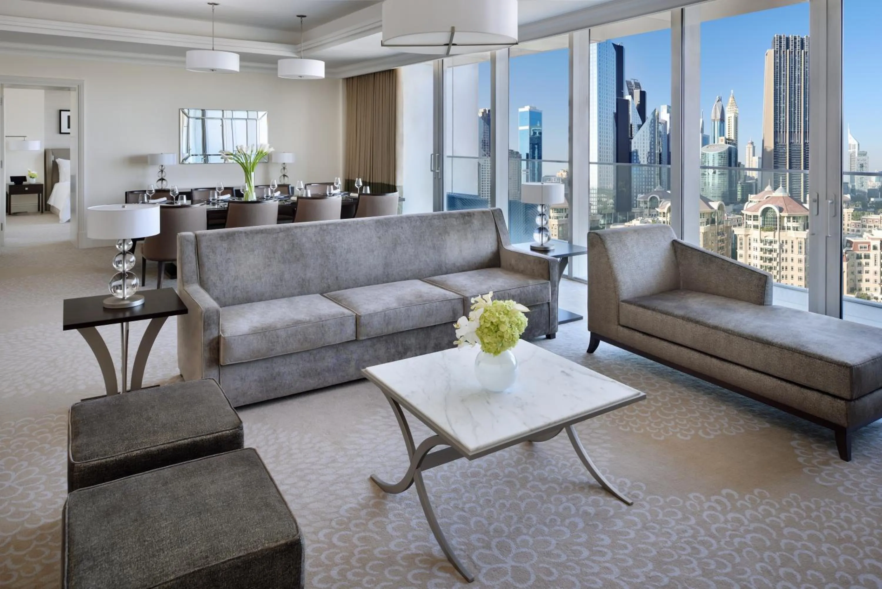 Living room in Kempinski The Boulevard Dubai