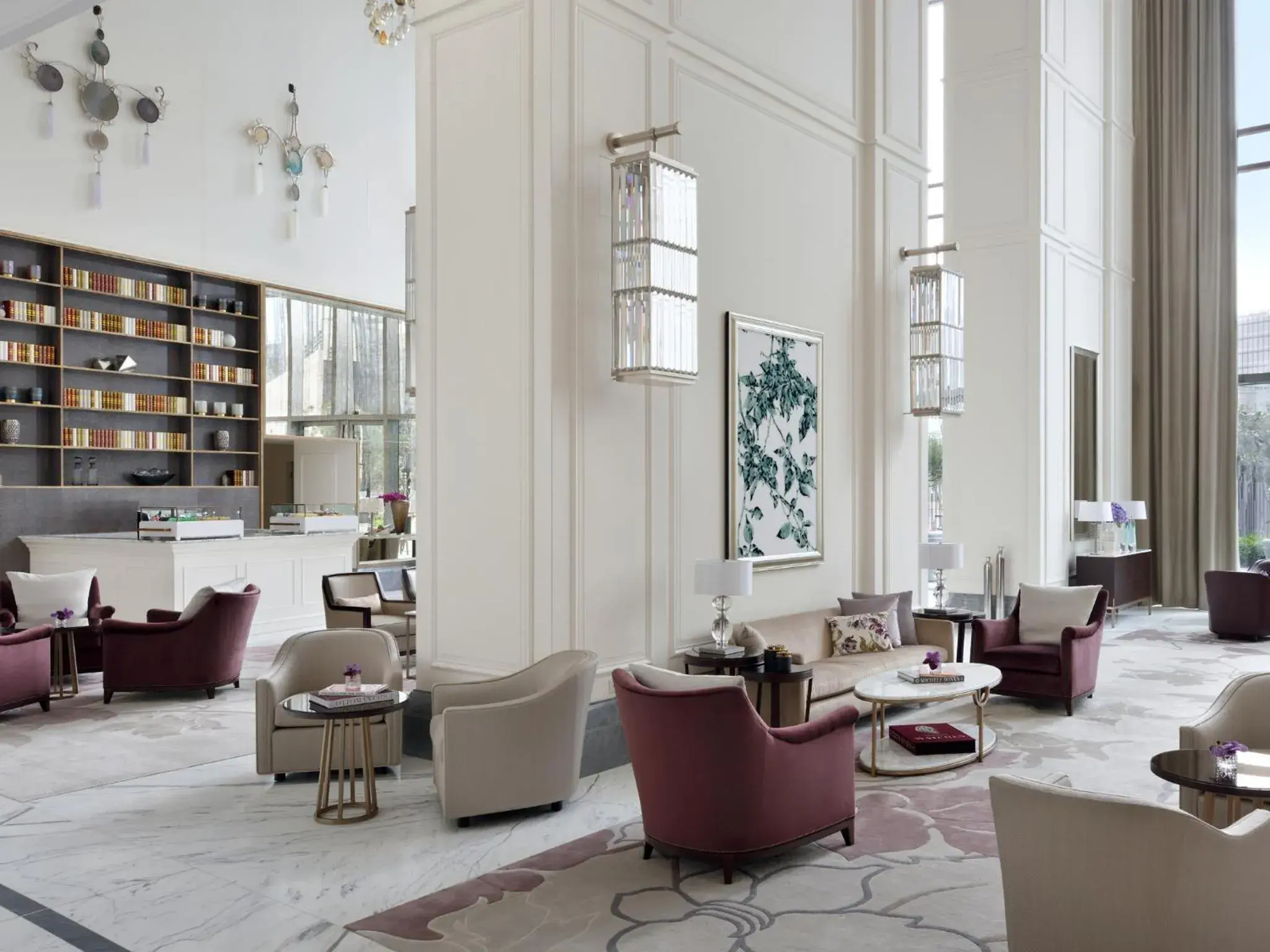 Lobby or reception in Kempinski The Boulevard Dubai Lobby or reception in Kempinski The Boulevard Dubai