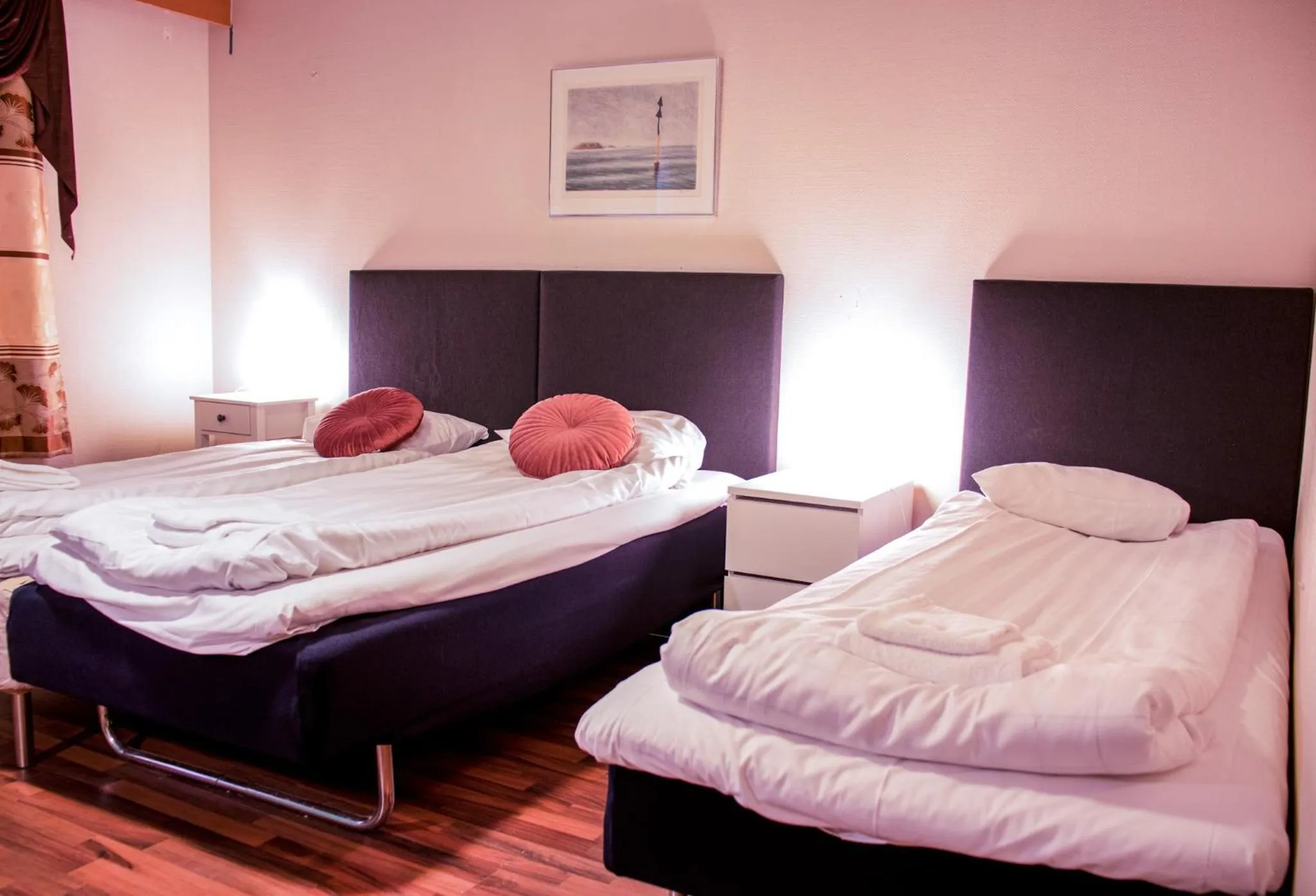 Bed in Euroway Hotel