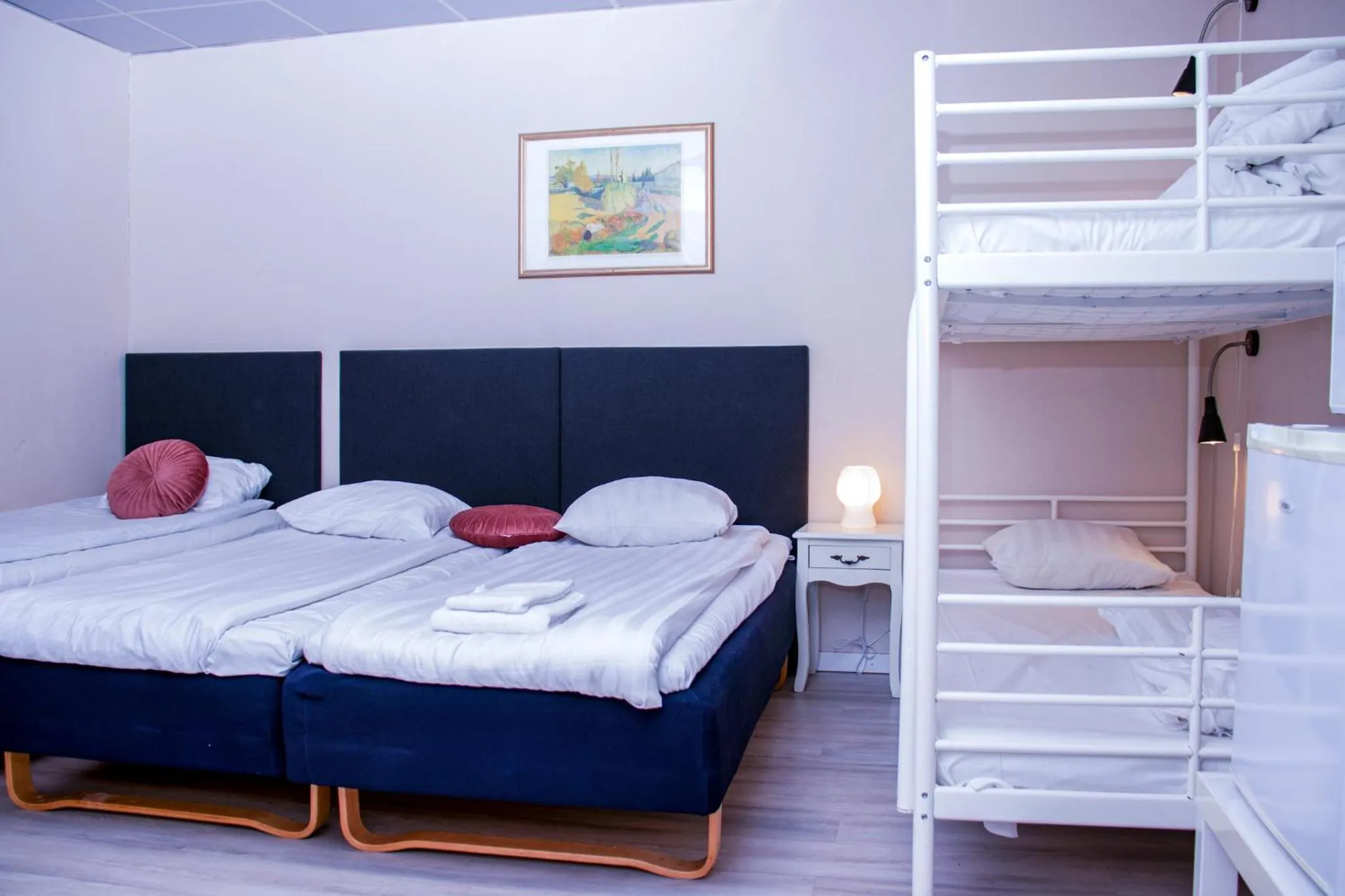 Bed in Euroway Hotel