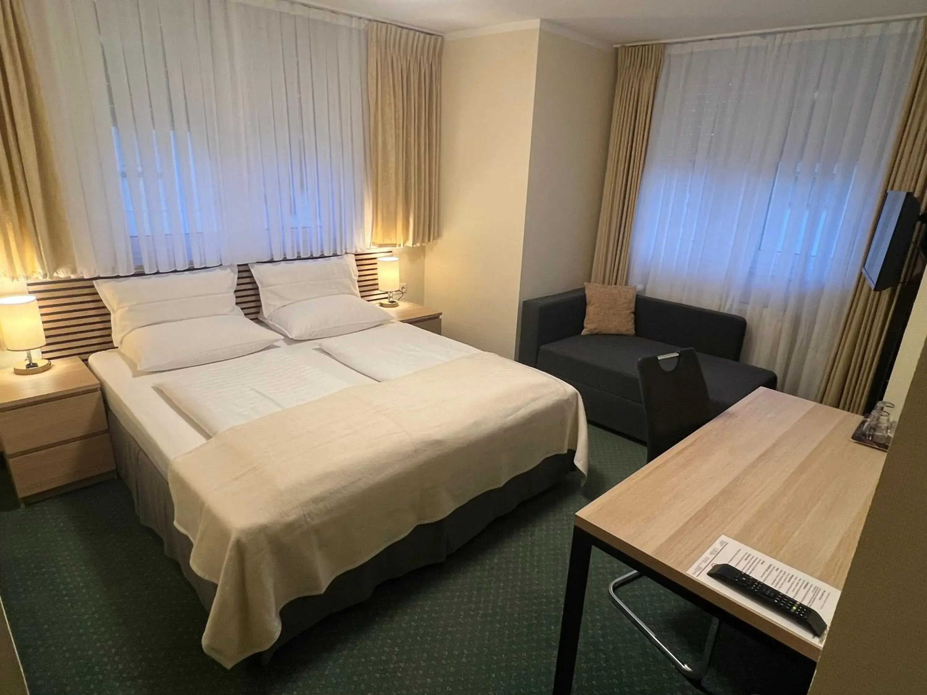 Bed in Hotel Residenz Stockstadt Bed in Hotel Residenz Stockstadt