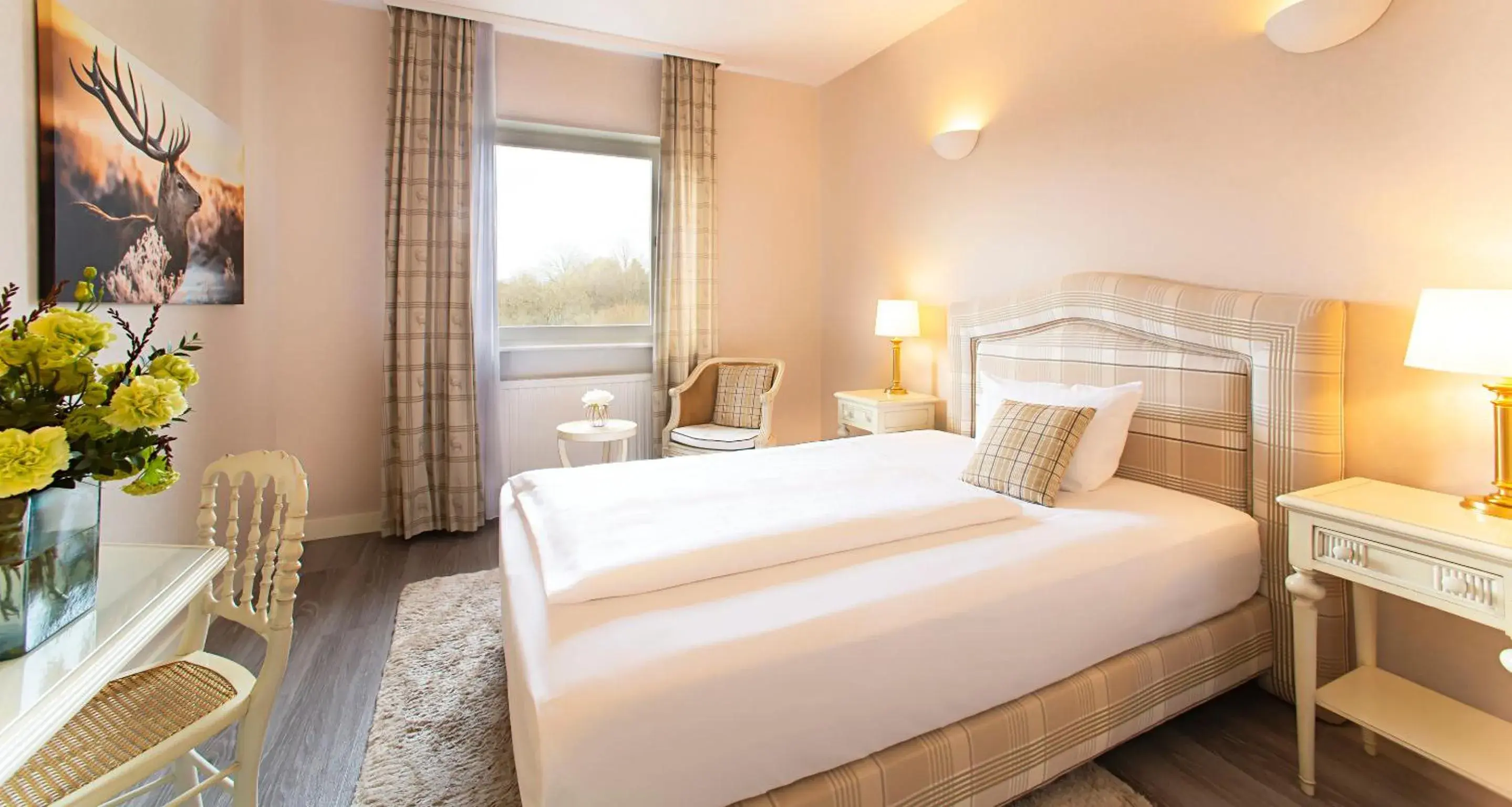 Bed in Victor's Seehotel Weingärtner Bostalsee Bed in Victor's Seehotel Weingärtner Bostalsee