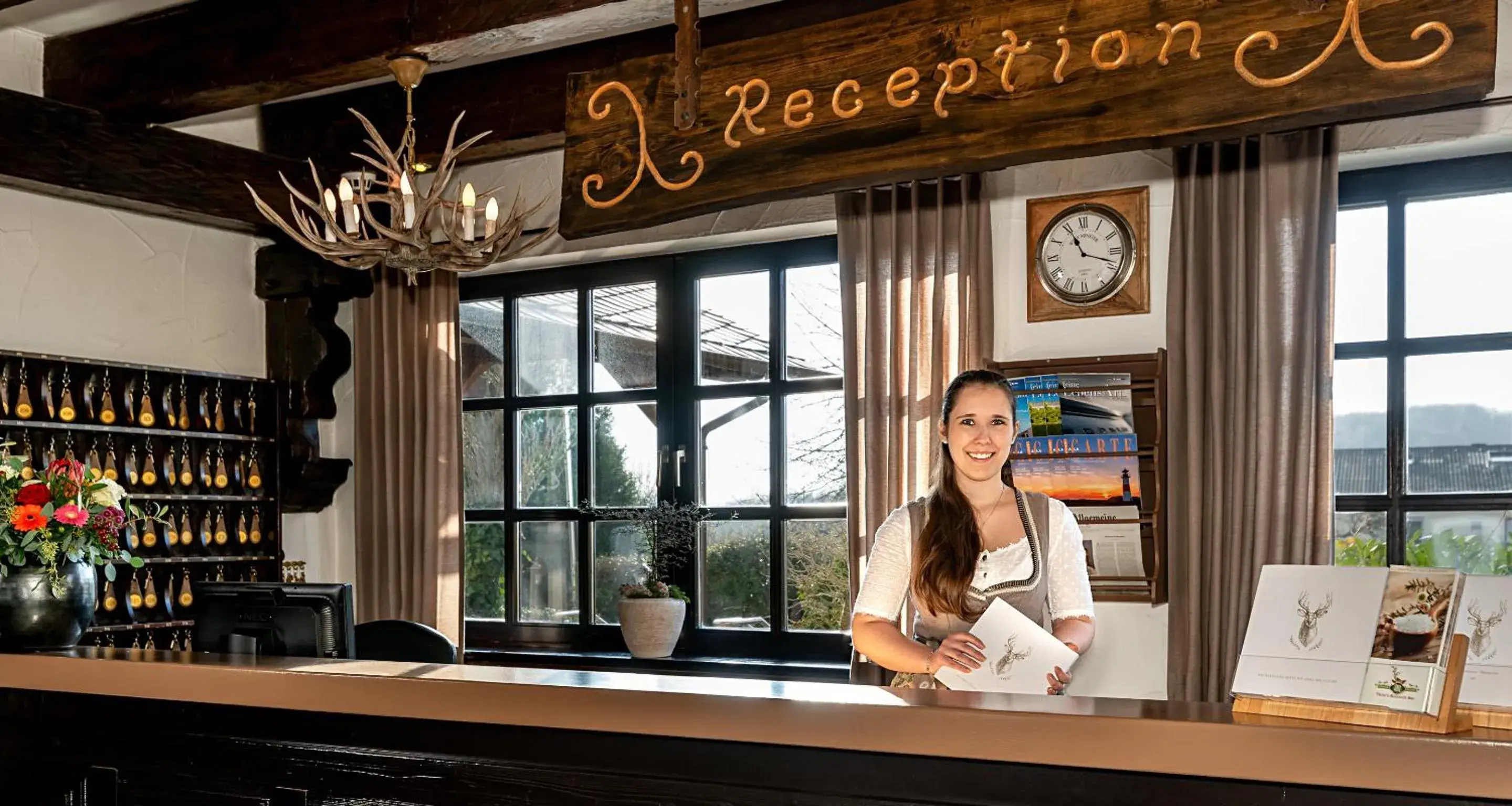 Lobby or reception in Victor's Seehotel Weingärtner Bostalsee Lobby or reception in Victor's Seehotel Weingärtner Bostalsee