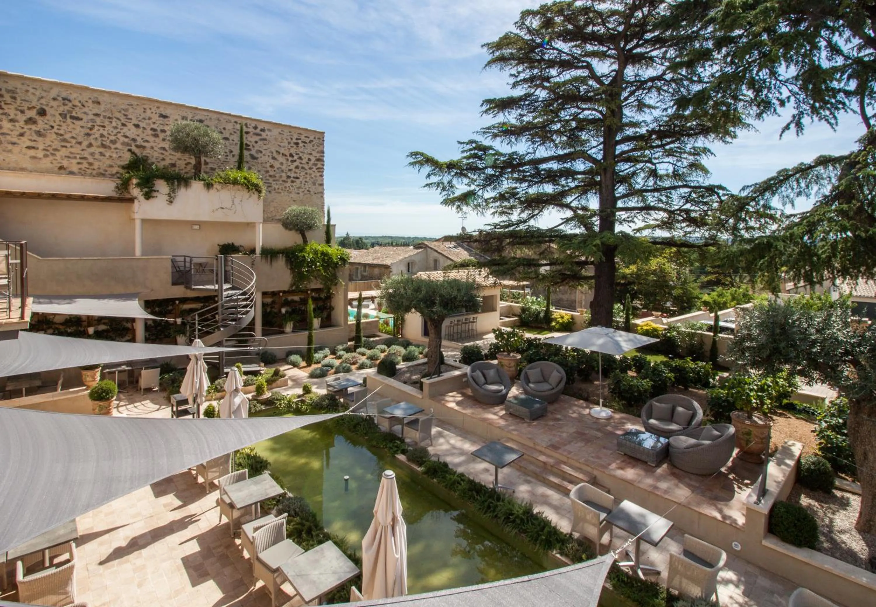 Patio in Boutique Hôtel La Villa MONTESQUIEU