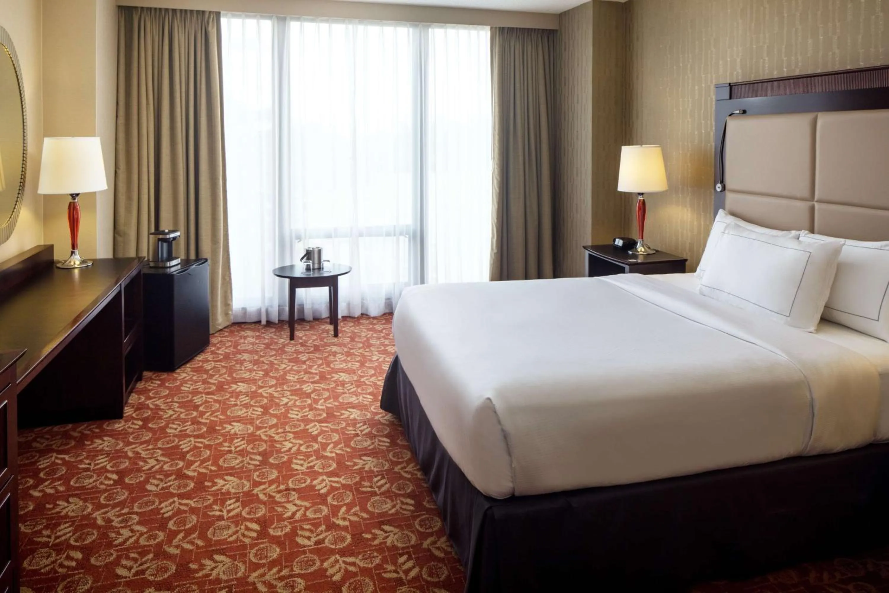 Bed in DoubleTree by Hilton Cherry Hill Philadelphia
